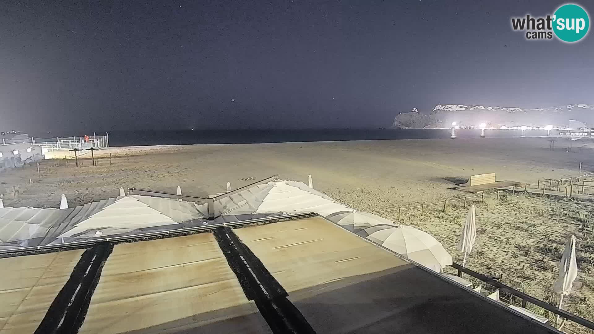Webcam plage de Poetto | Cagliari | Sardaigne
