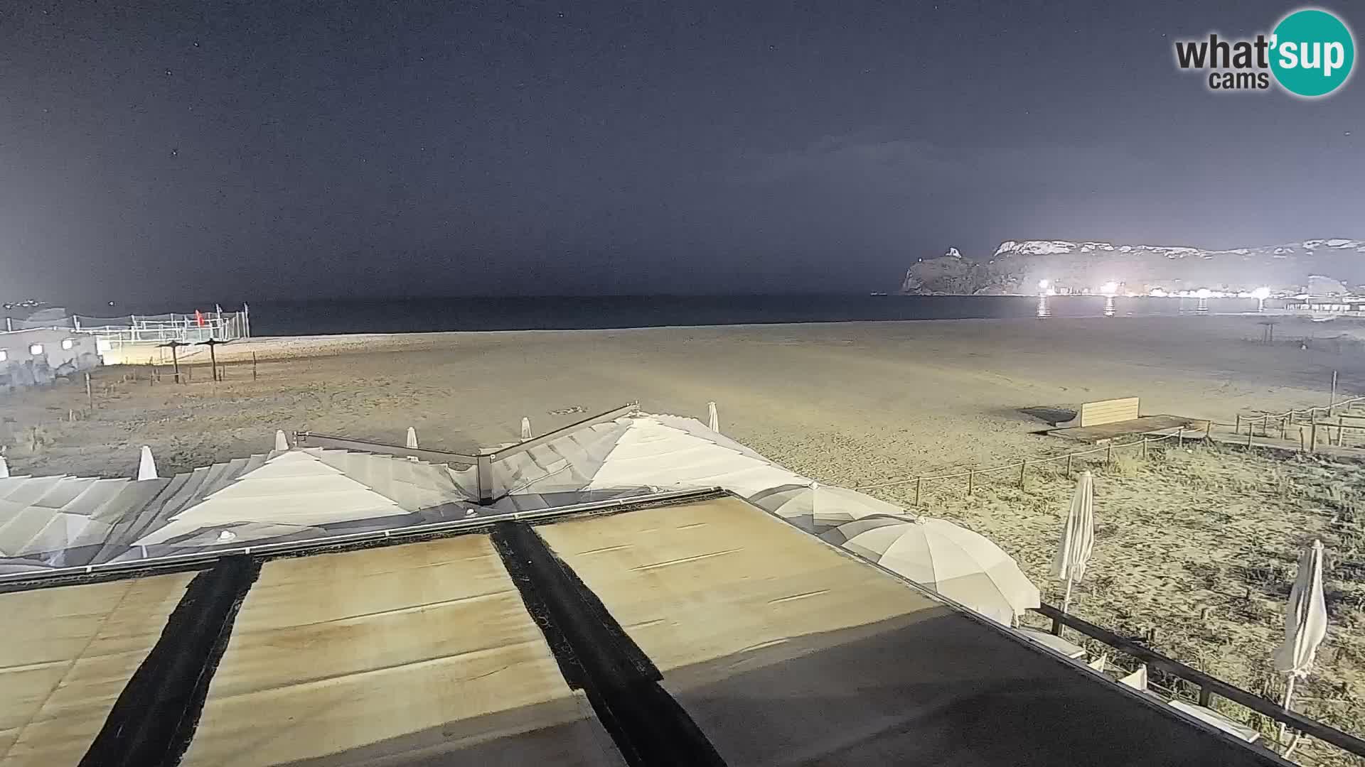 Webcam plage de Poetto | Cagliari | Sardaigne