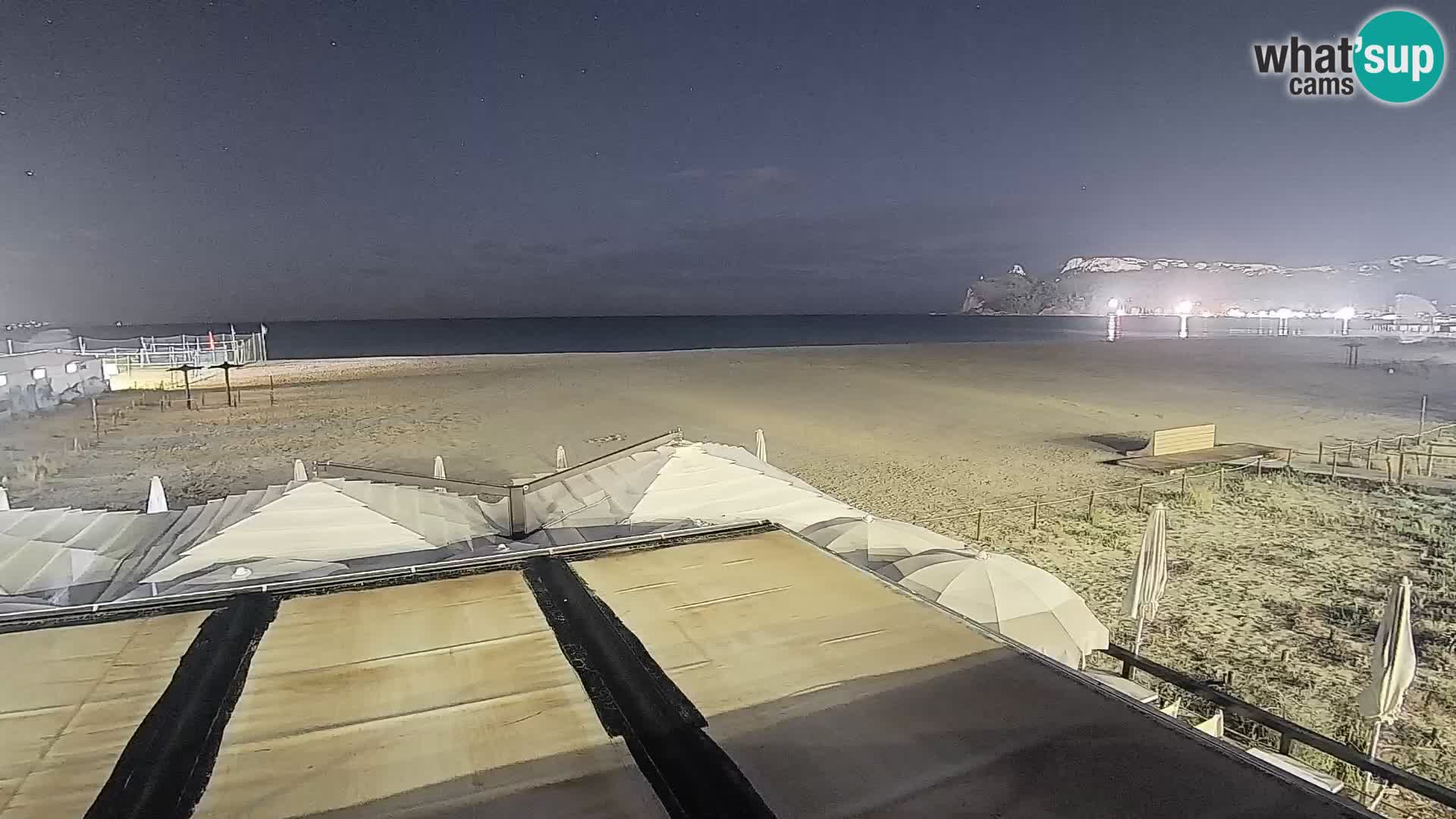Poetto beach webcam | Cagliari | Sardinia