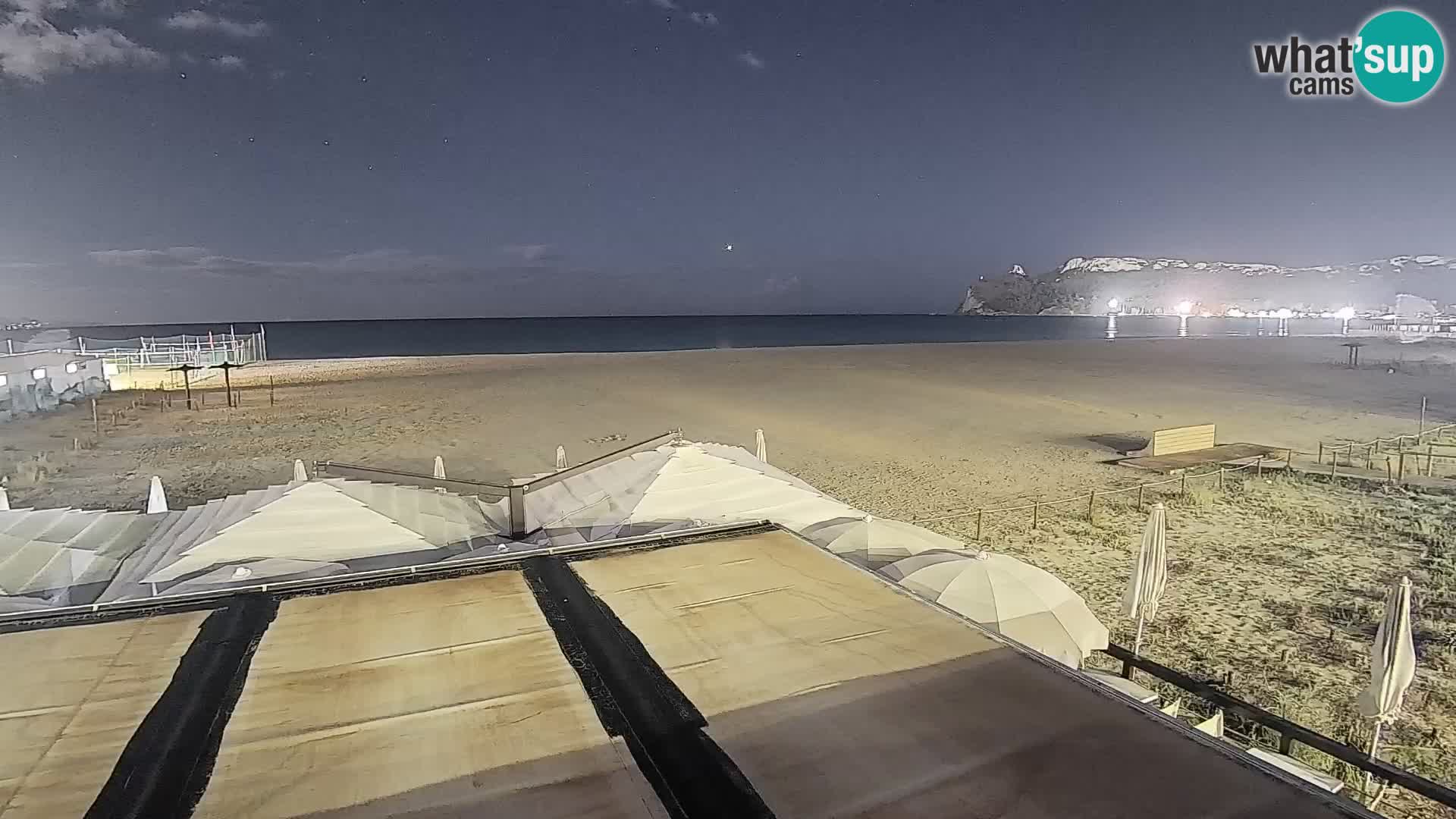 Webcam spiaggia del Poetto | Cagliari | Sardegna