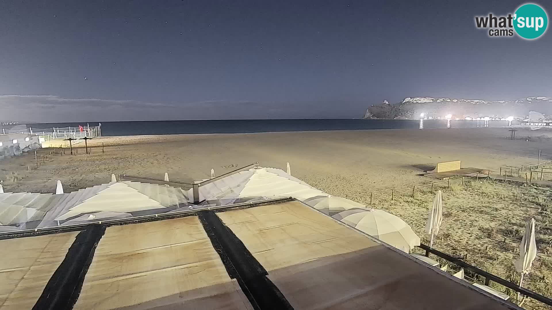 Webcam plage de Poetto | Cagliari | Sardaigne