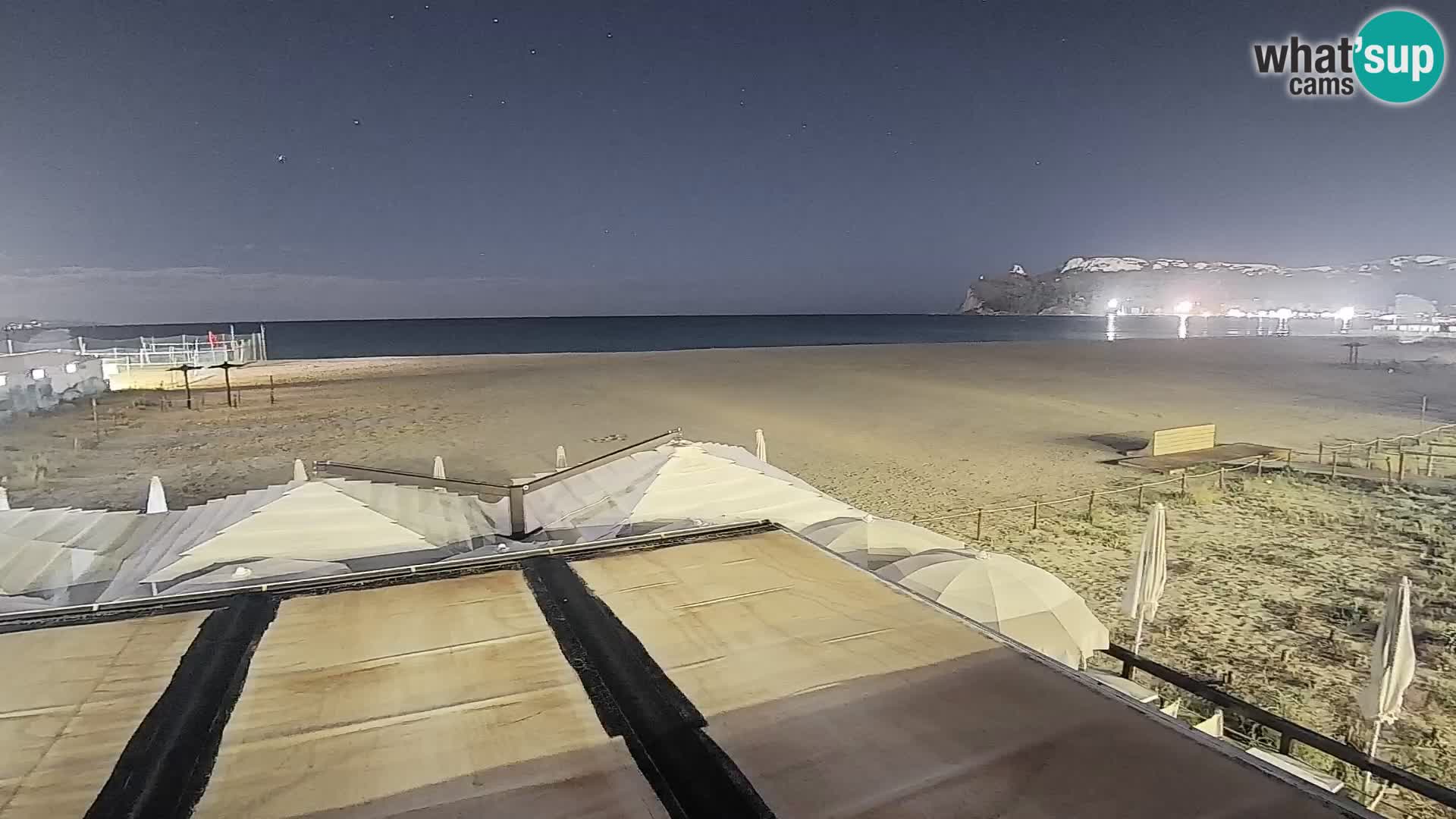 Poetto beach webcam | Cagliari | Sardinia