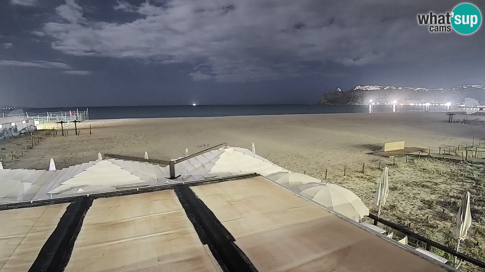 Poetto beach webcam | Cagliari | Sardinia