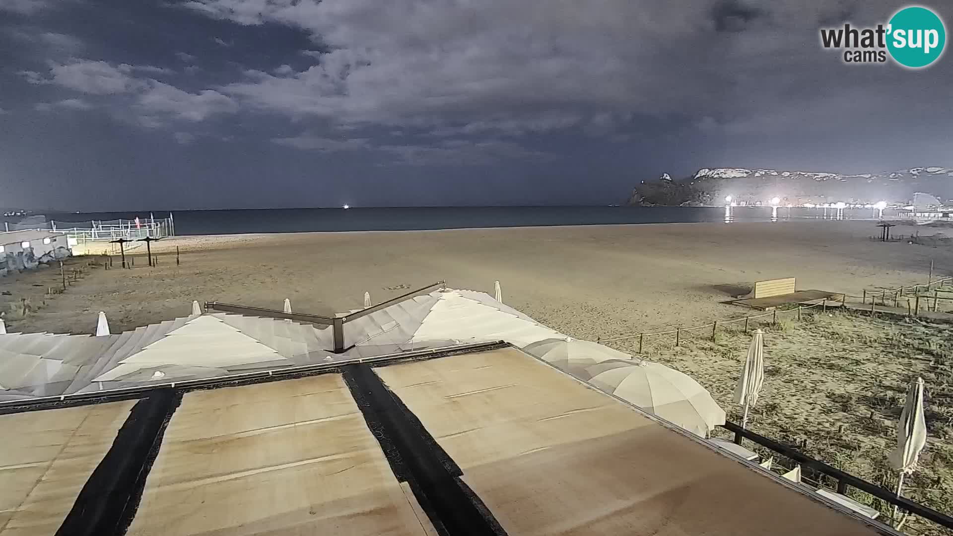 Poetto beach webcam | Cagliari | Sardinia