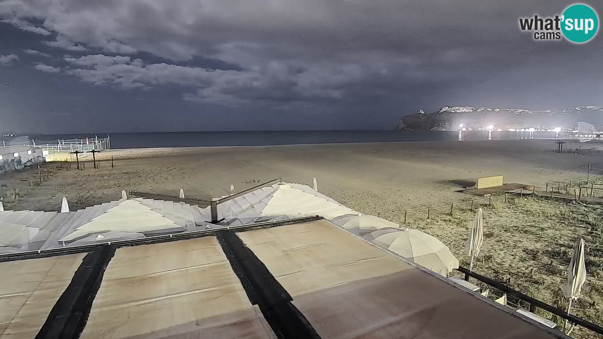 Poetto beach webcam | Cagliari | Sardinia