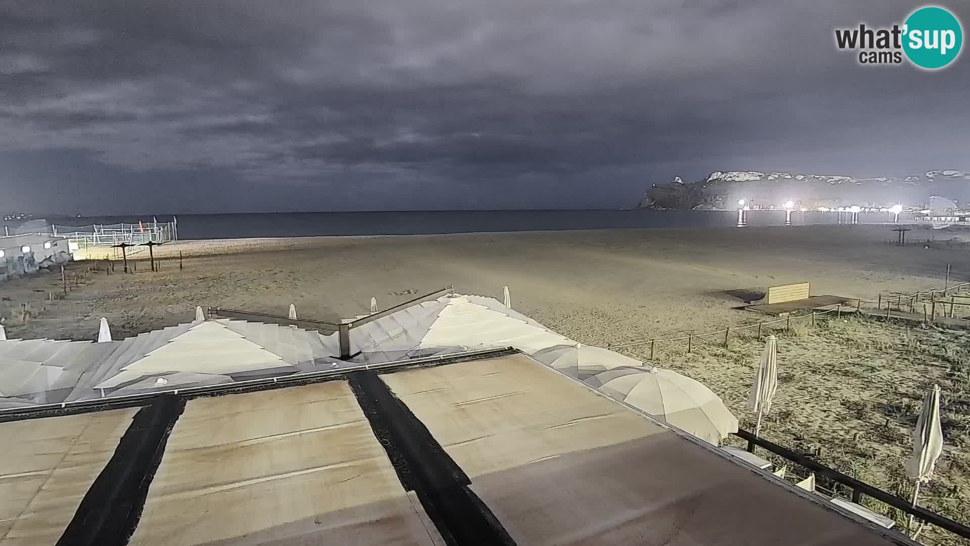 Poetto Strand Webcam | Cagliari | Sardinien