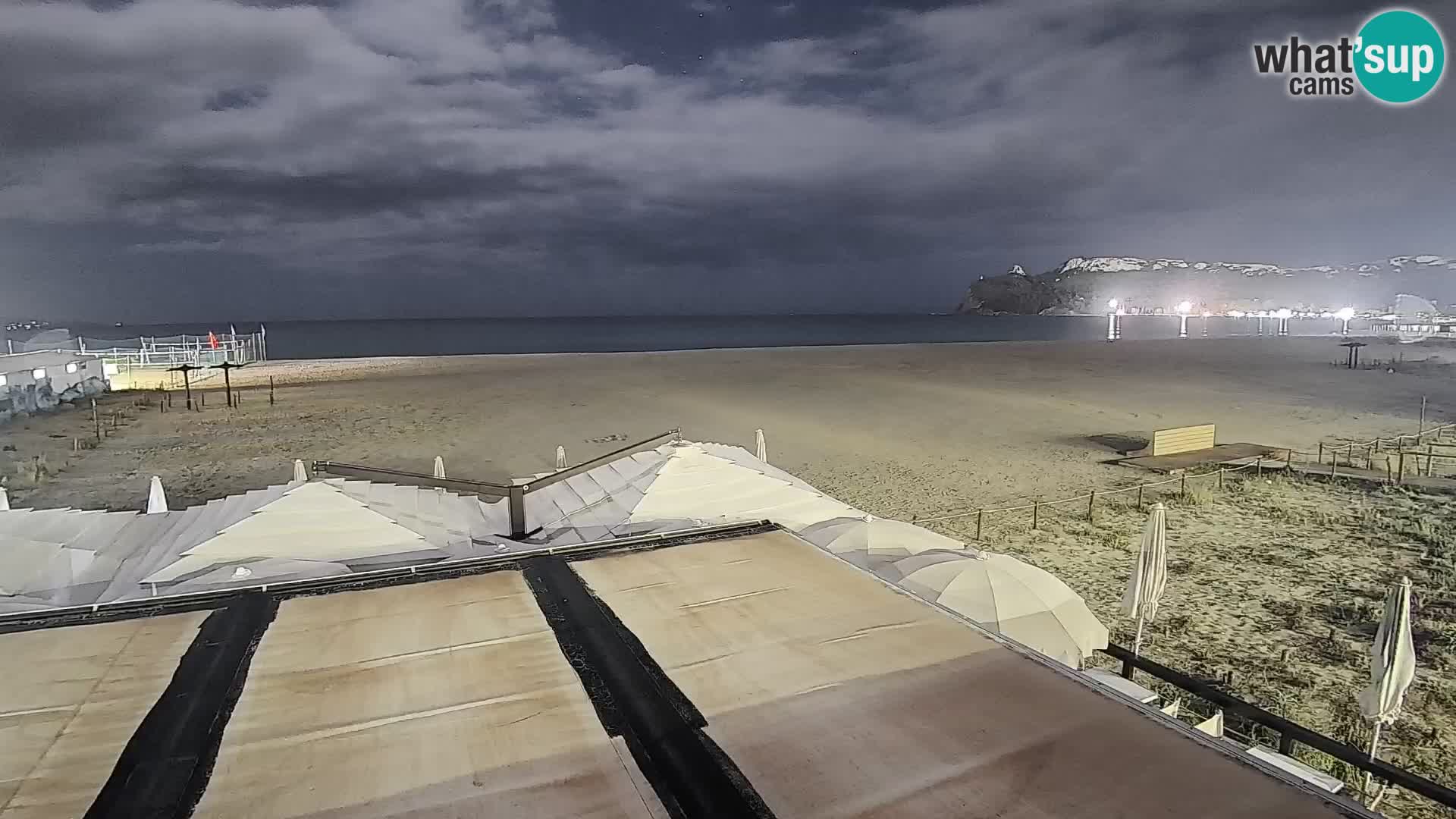 Poetto beach webcam | Cagliari | Sardinia