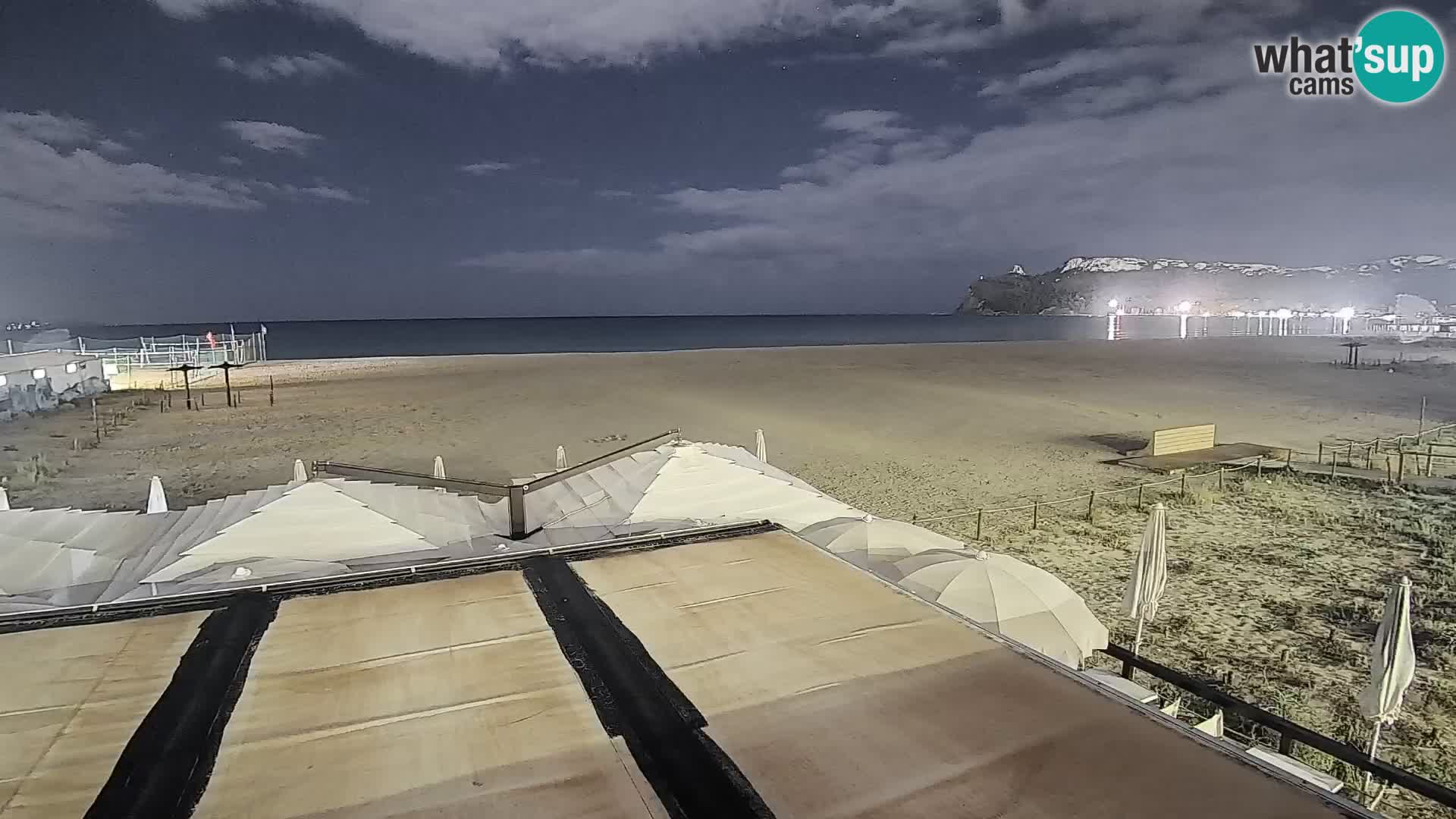 Webcam plage de Poetto | Cagliari | Sardaigne