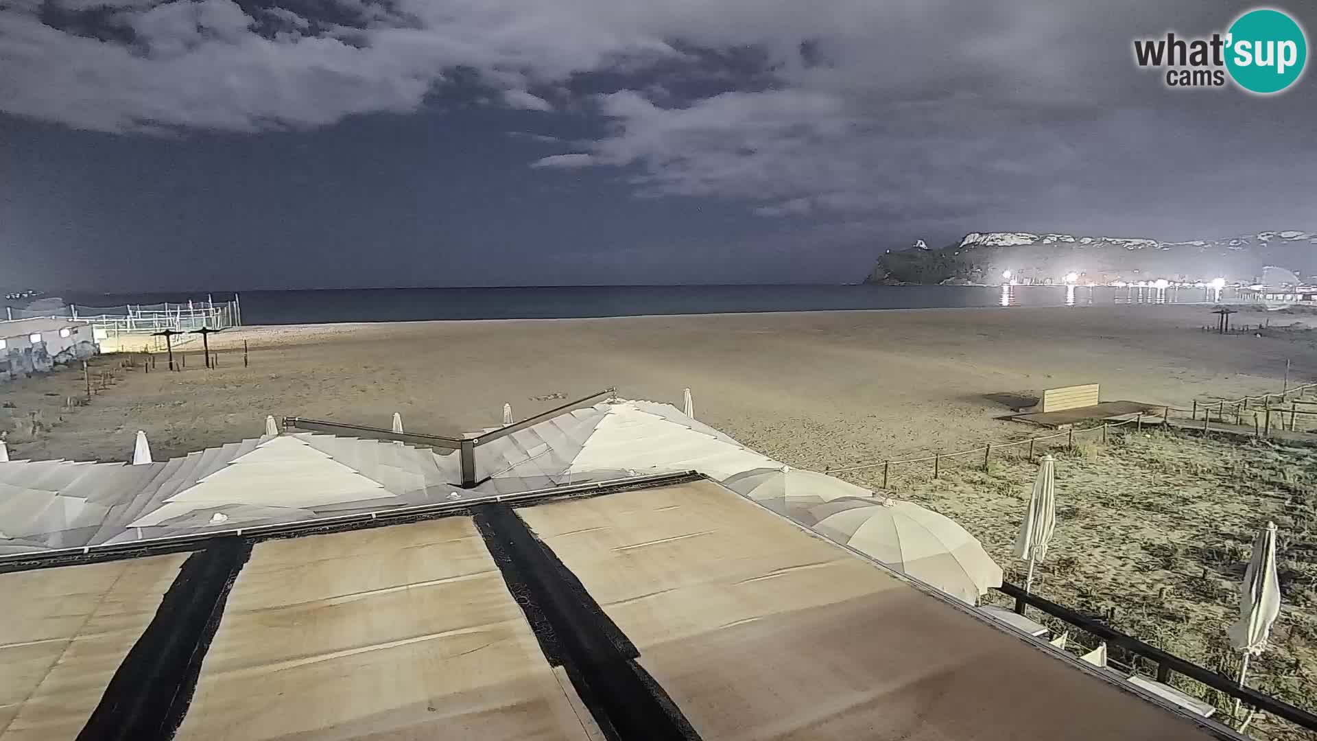 Poetto beach webcam | Cagliari | Sardinia