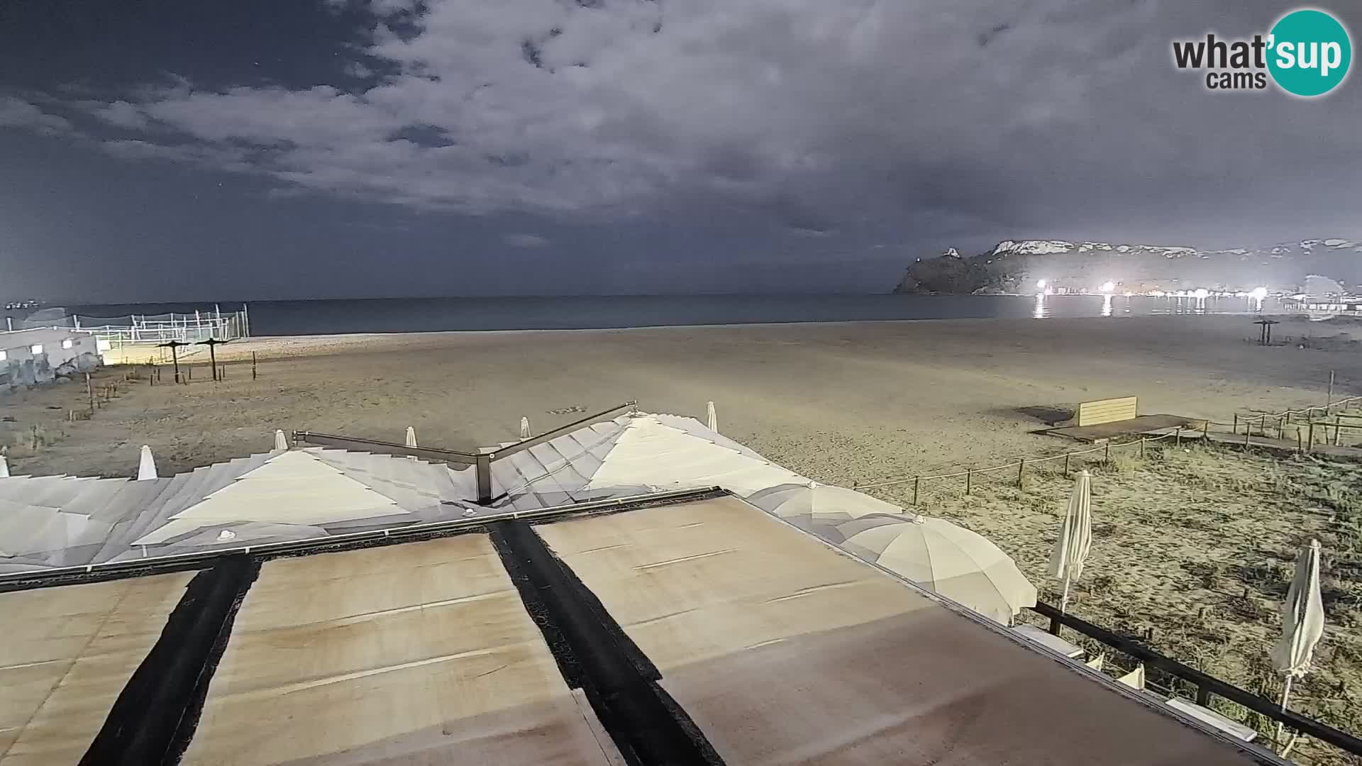 Poetto beach webcam | Cagliari | Sardinia