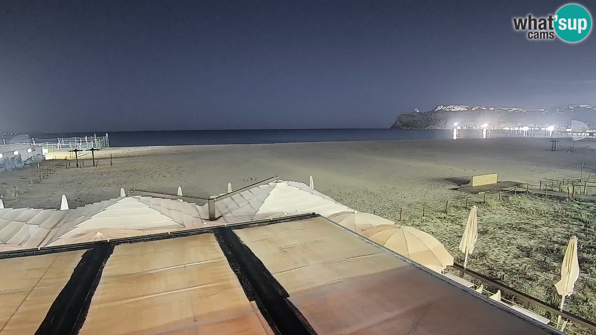 Poetto beach webcam | Cagliari | Sardinija