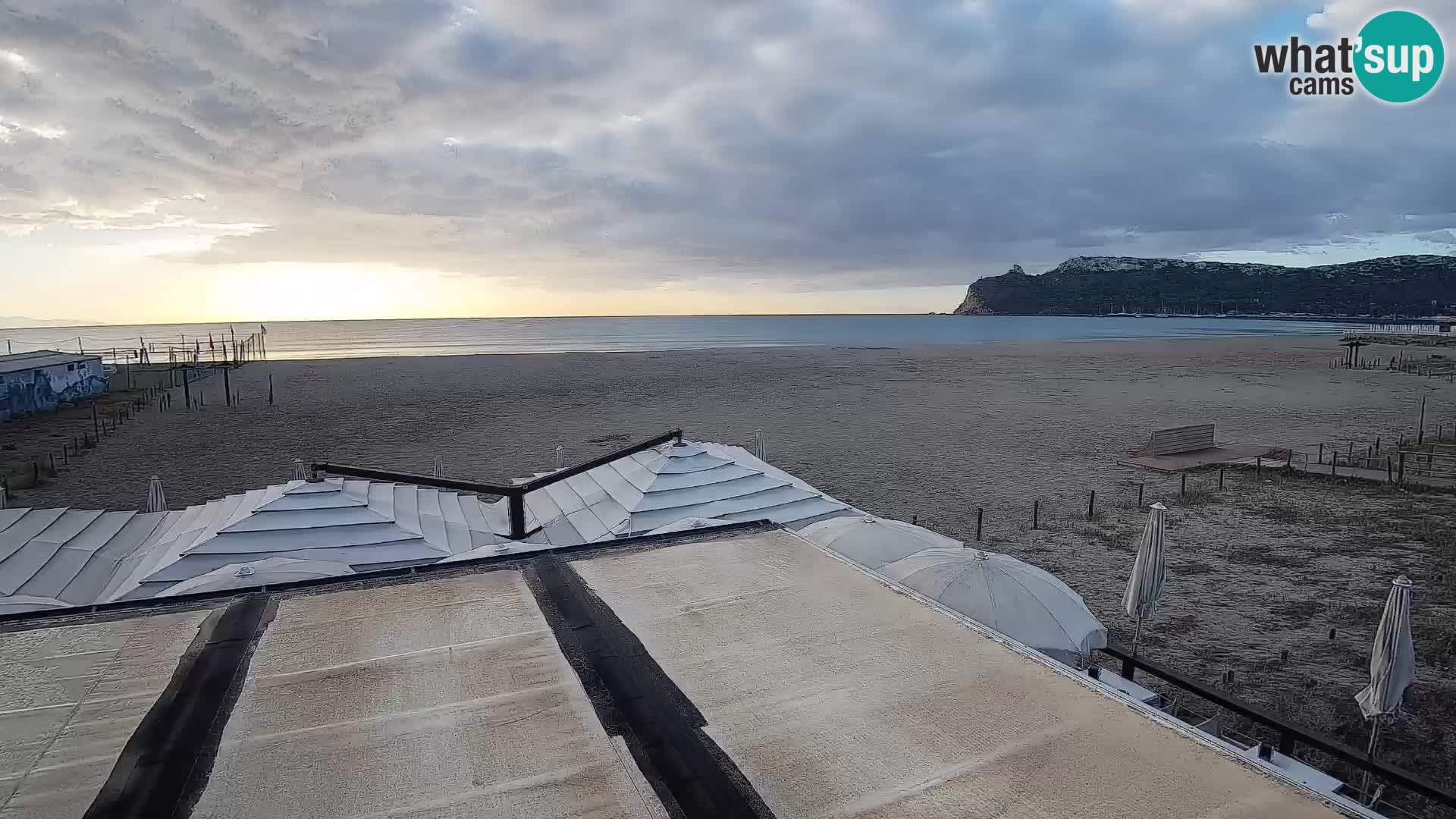 Webcam plage de Poetto | Cagliari | Sardaigne