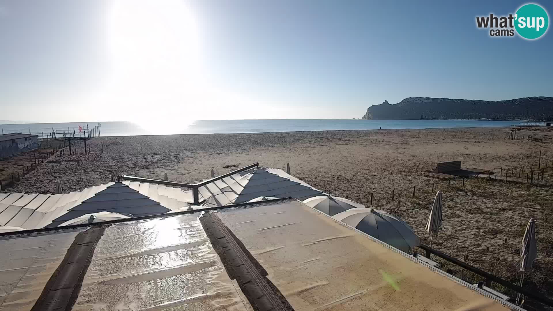 Webcam spiaggia del Poetto | Cagliari | Sardegna