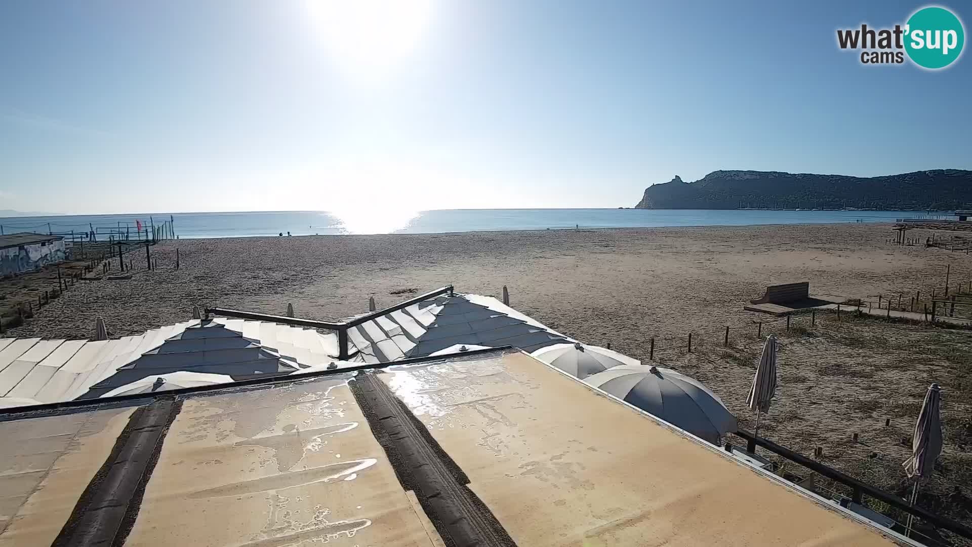 Webcam plage de Poetto | Cagliari | Sardaigne