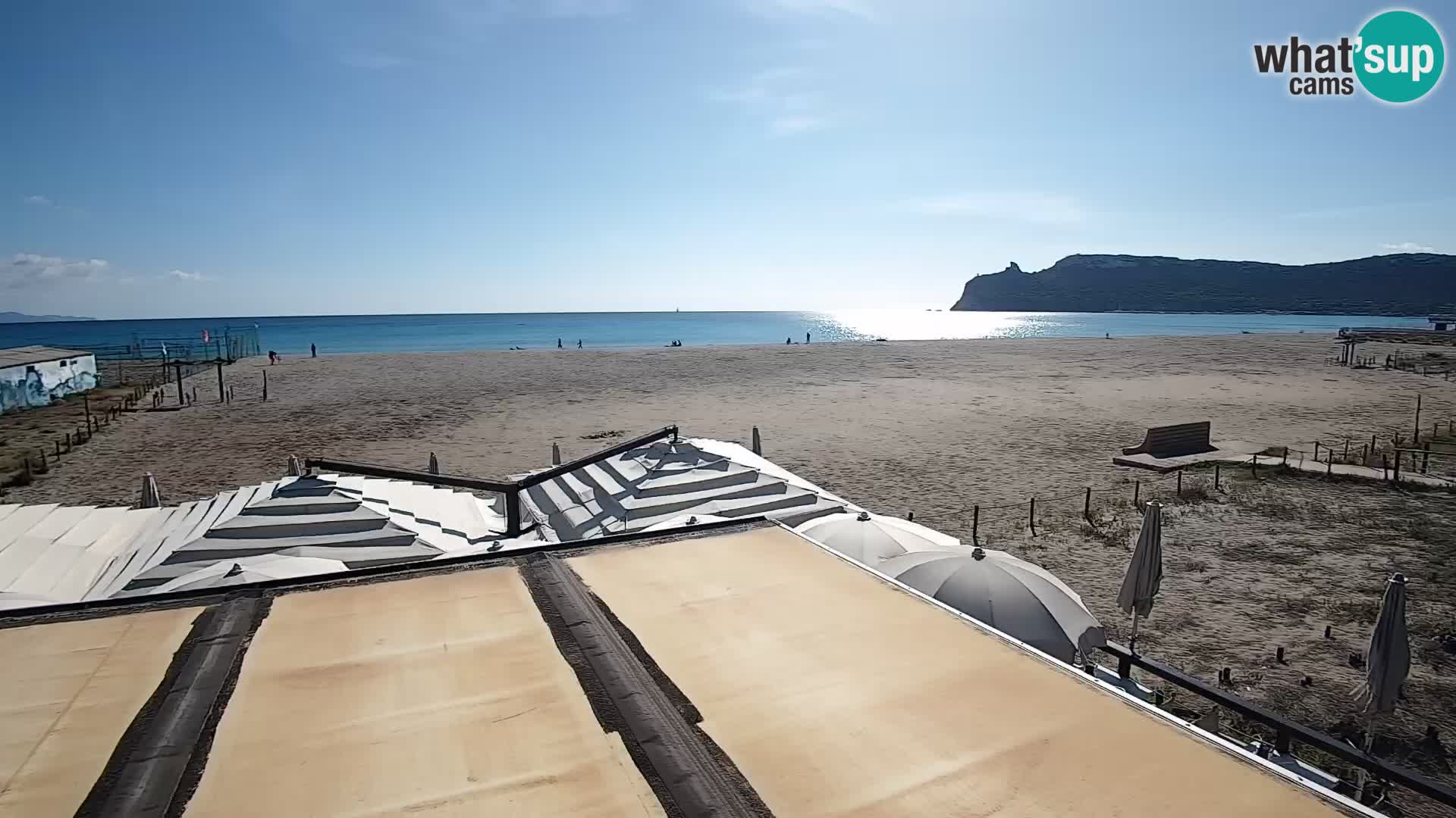 Poetto beach webcam | Cagliari | Sardinija