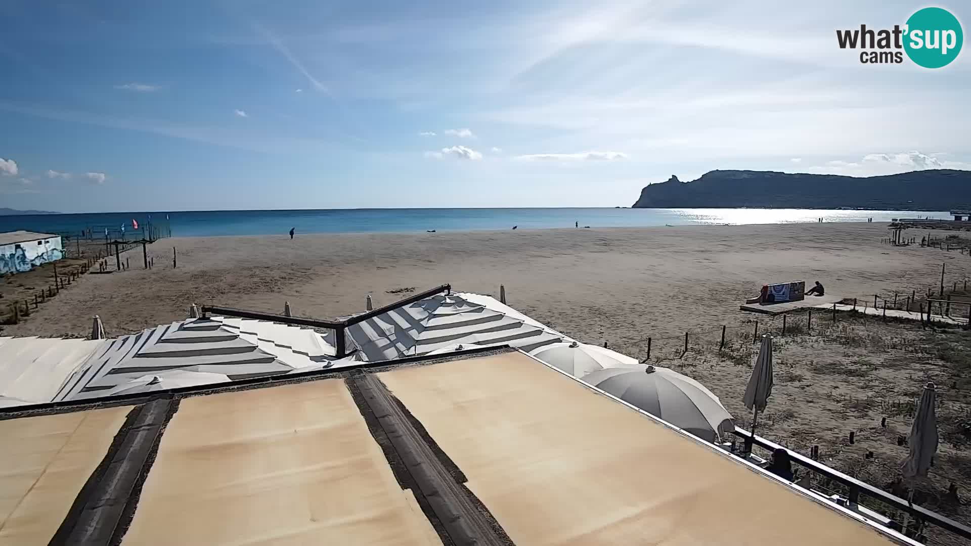 Poetto beach webcam | Cagliari | Sardinia