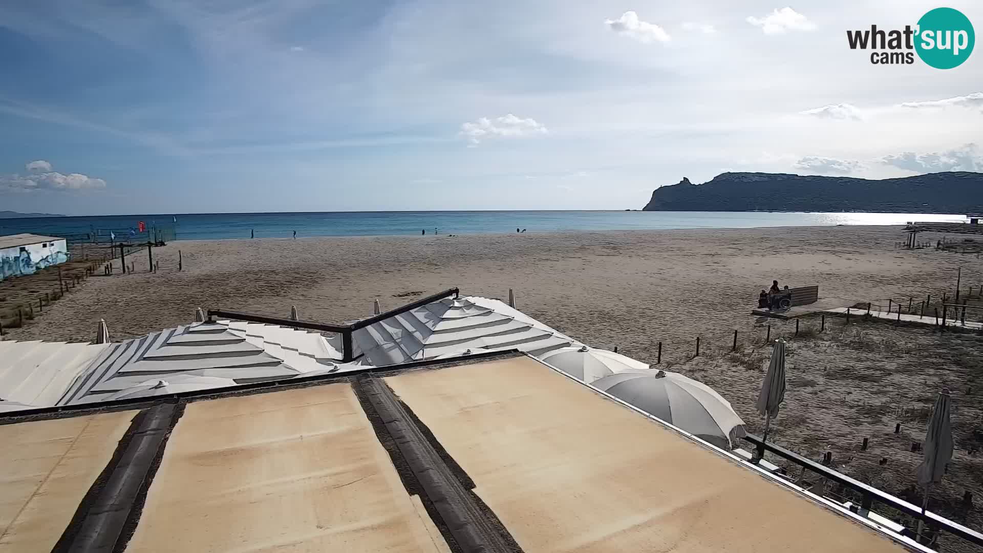 Poetto beach webcam | Cagliari | Sardinija