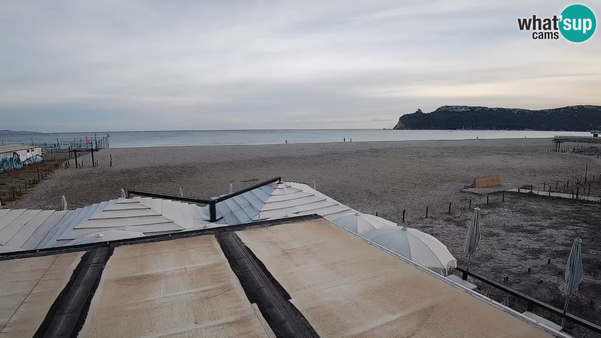 Poetto beach webcam | Cagliari | Sardinija