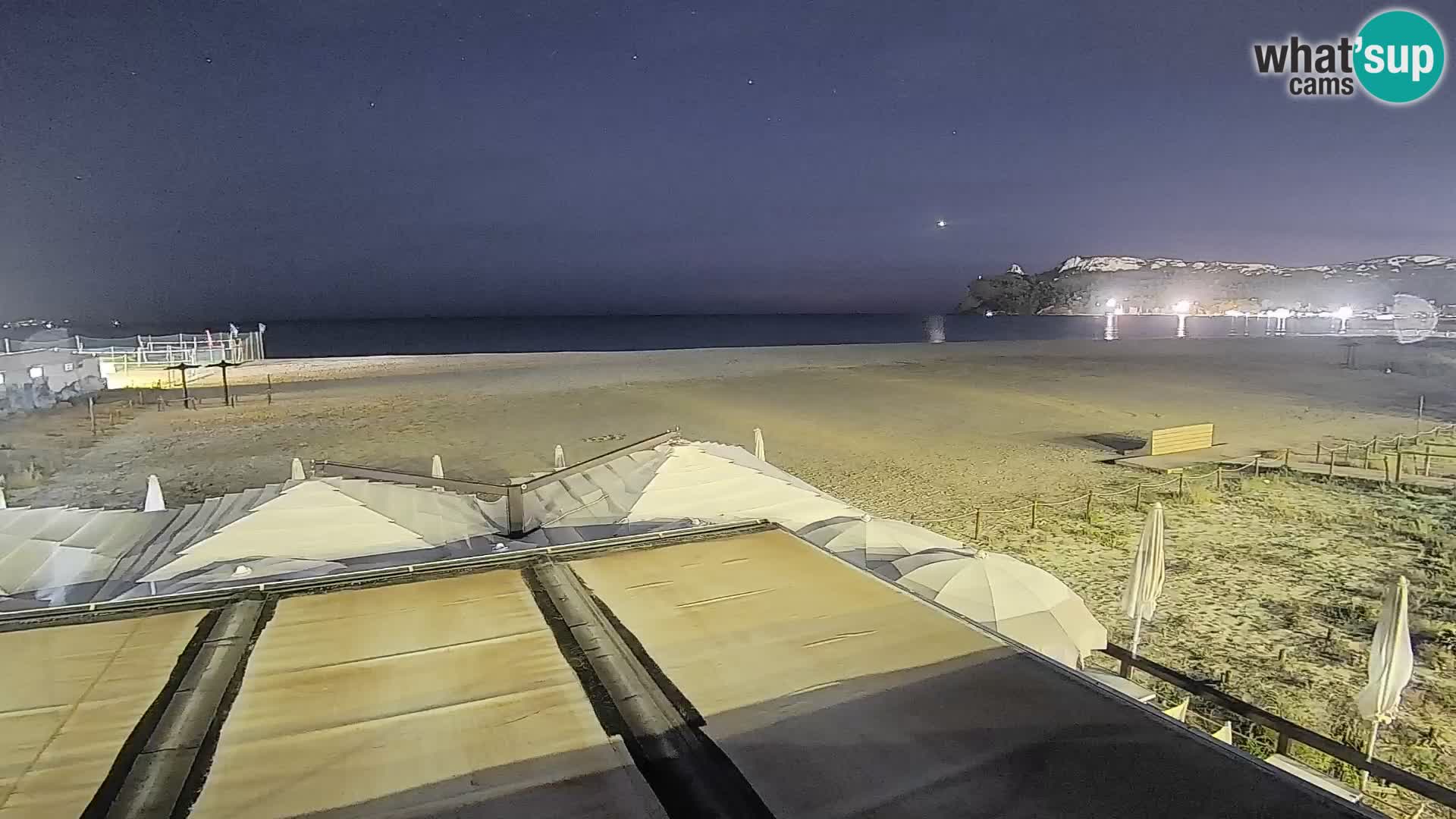 Webcam plage de Poetto | Cagliari | Sardaigne