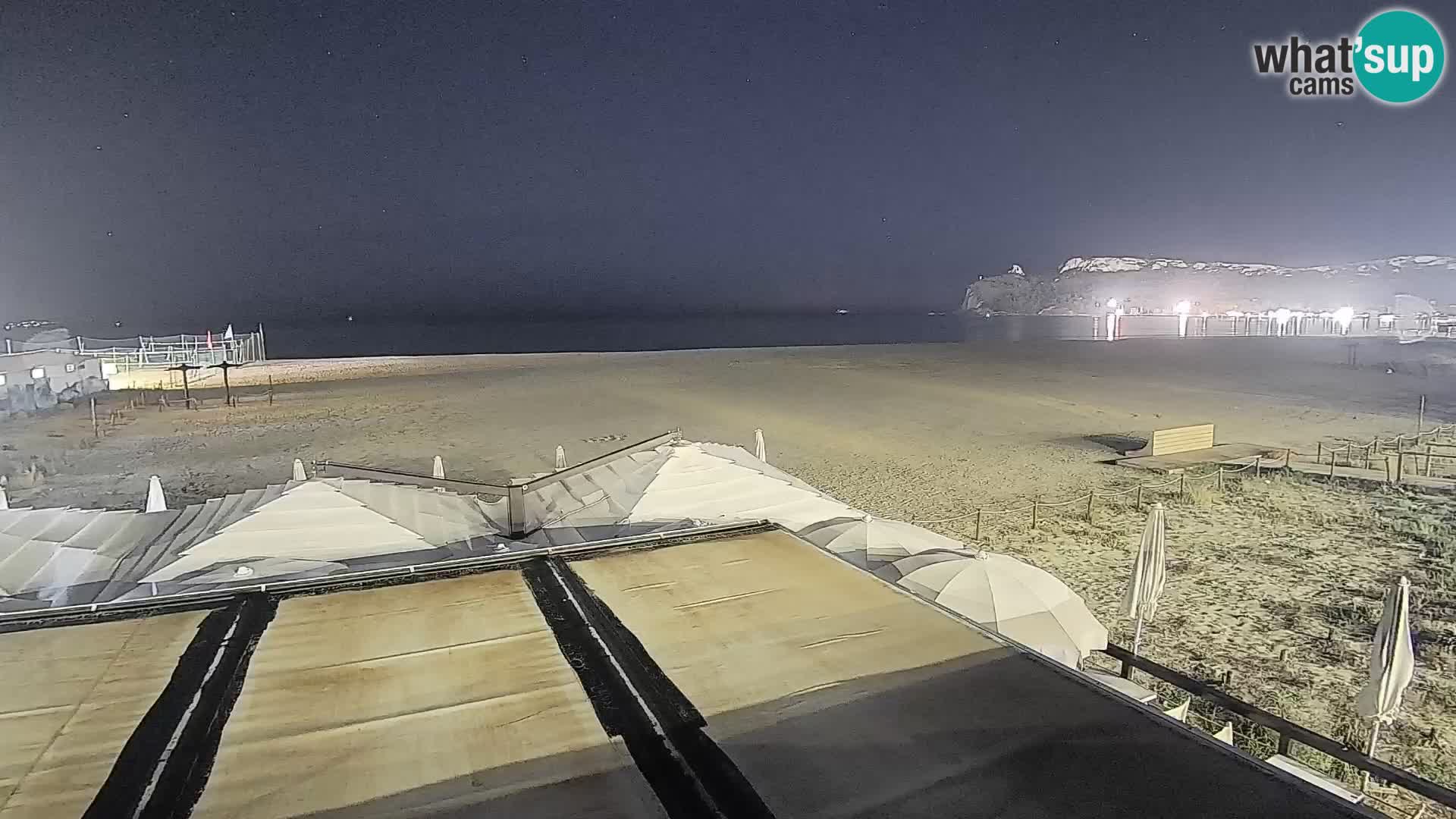 Poetto beach webcam | Cagliari | Sardinija