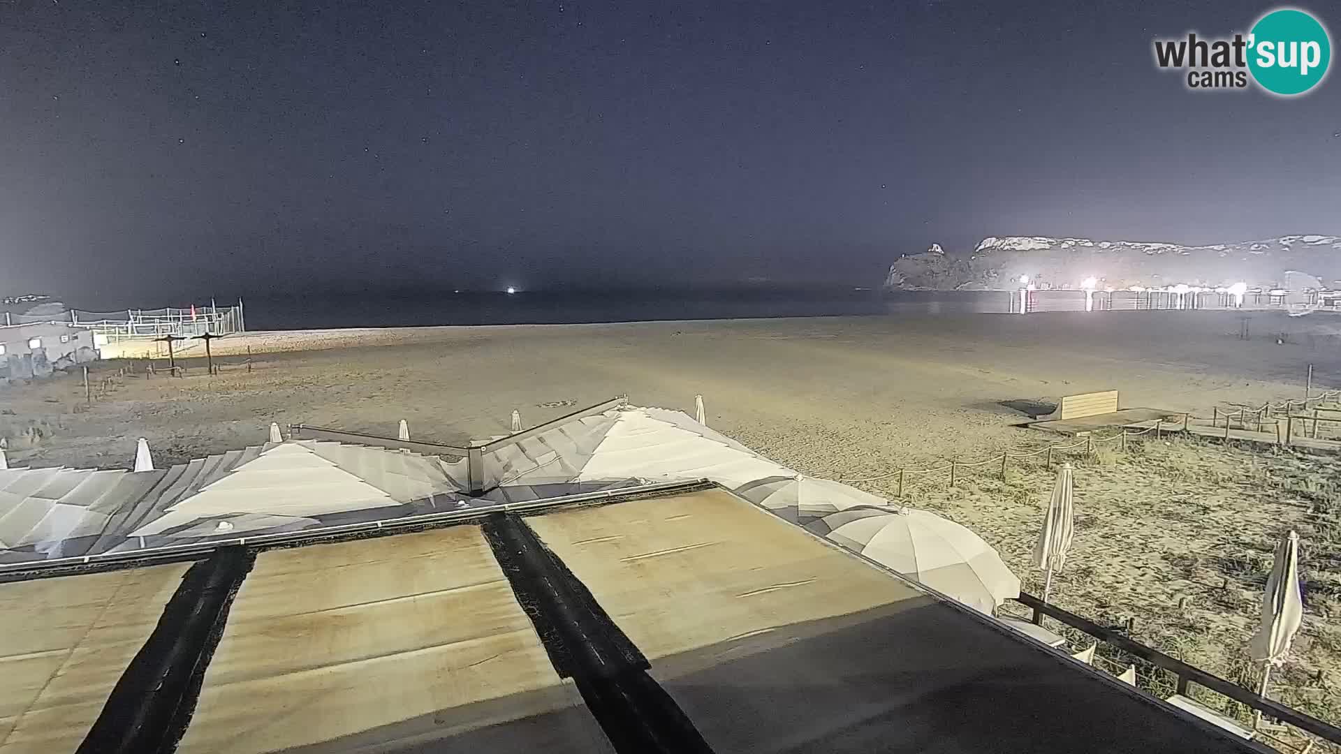 Webcam plage de Poetto | Cagliari | Sardaigne