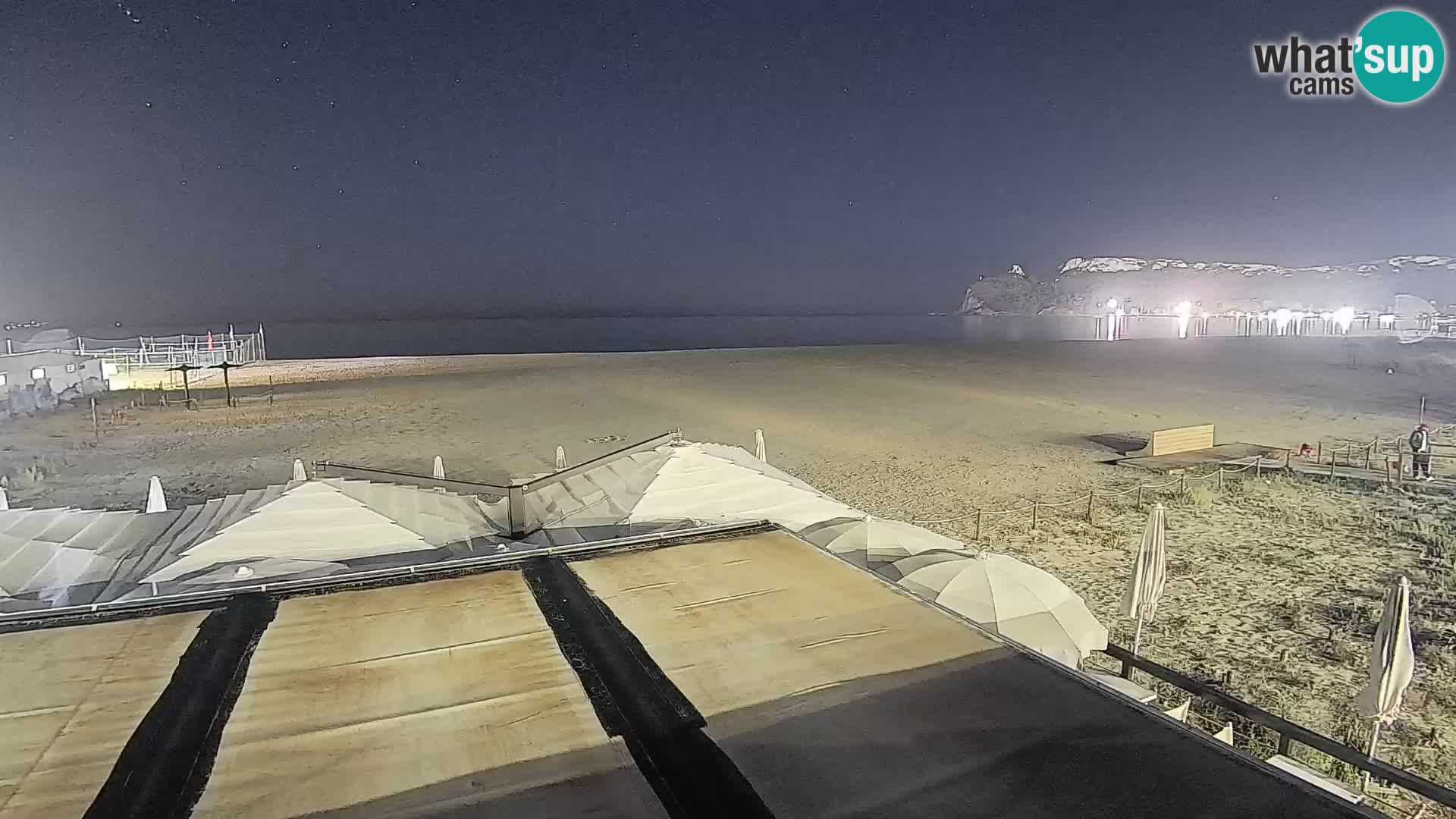 Poetto beach webcam | Cagliari | Sardinija
