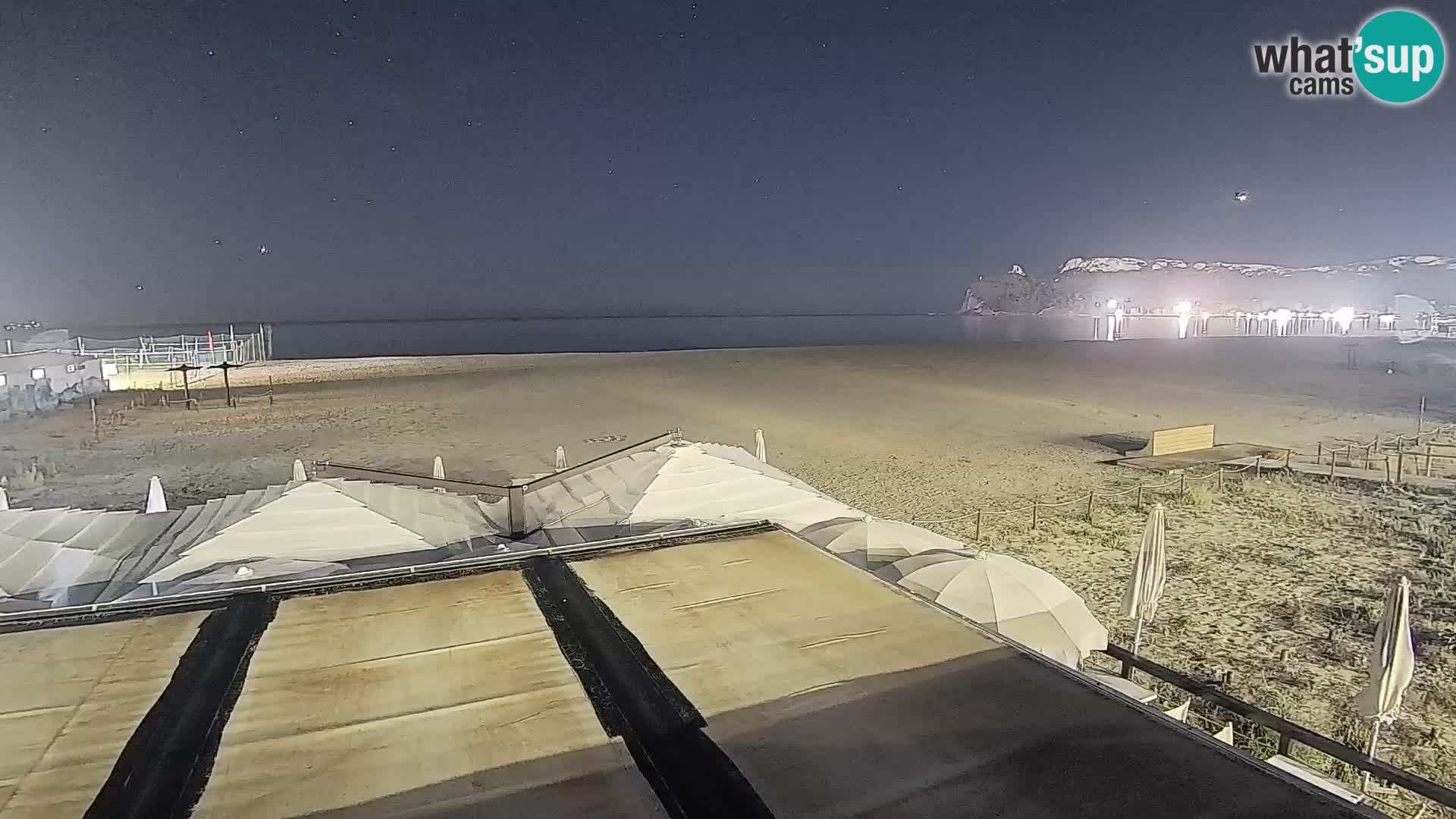 Webcam plage de Poetto | Cagliari | Sardaigne