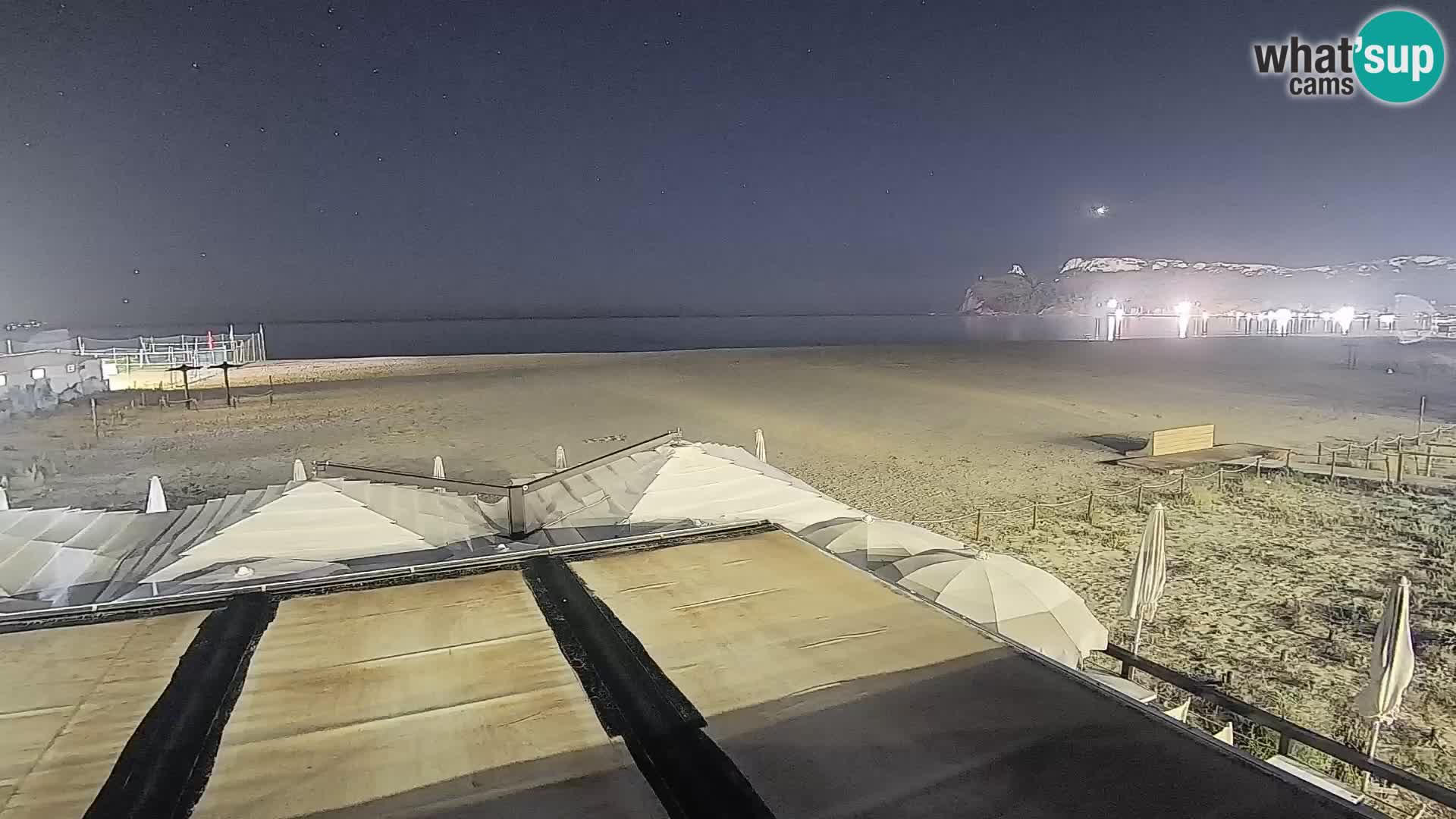 Webcam plage de Poetto | Cagliari | Sardaigne