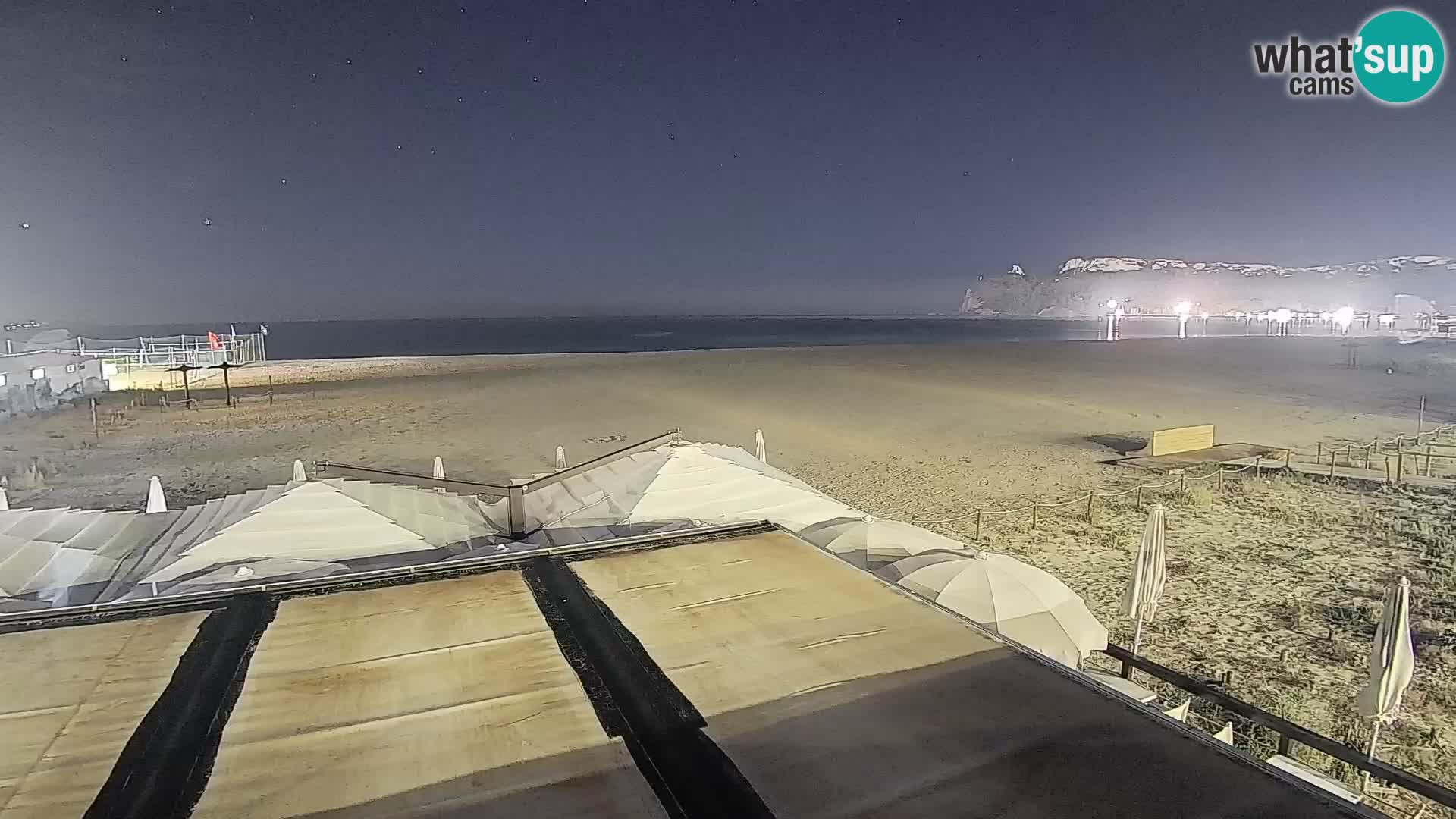 Webcam plage de Poetto | Cagliari | Sardaigne