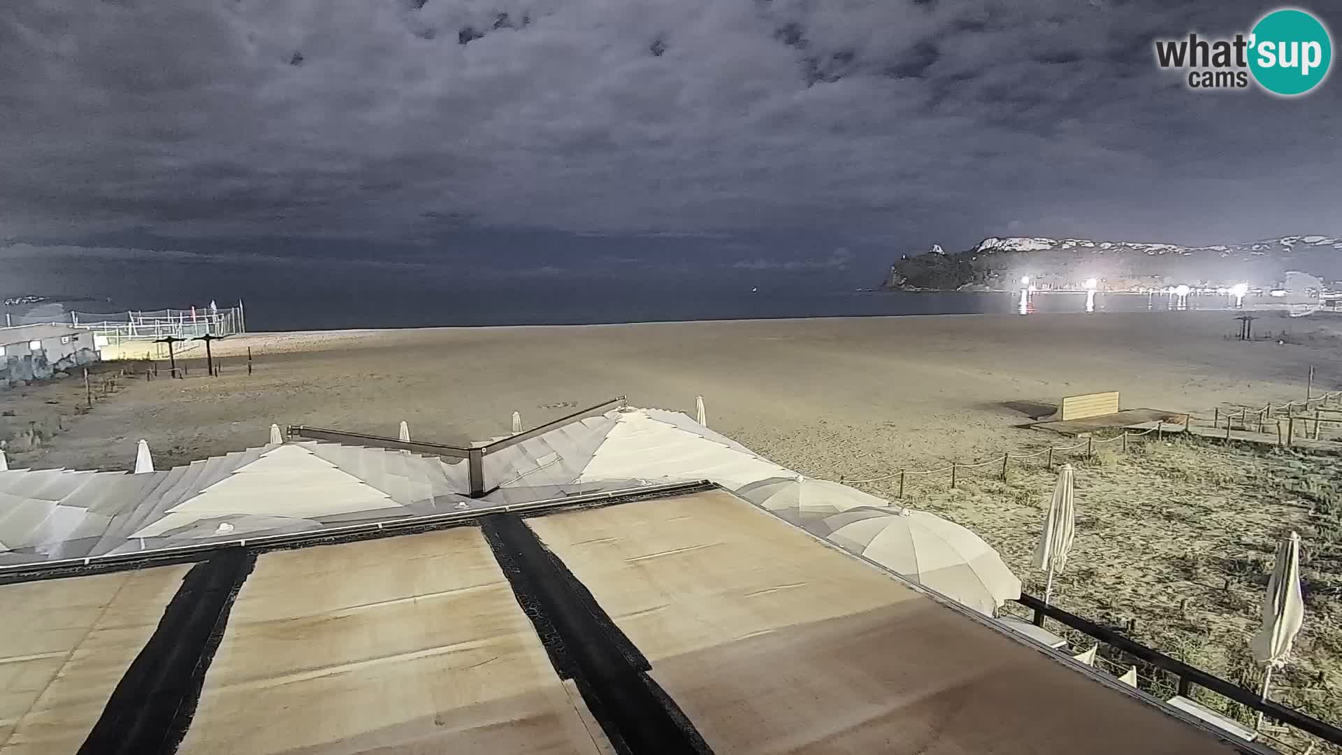Webcam spiaggia del Poetto | Cagliari | Sardegna