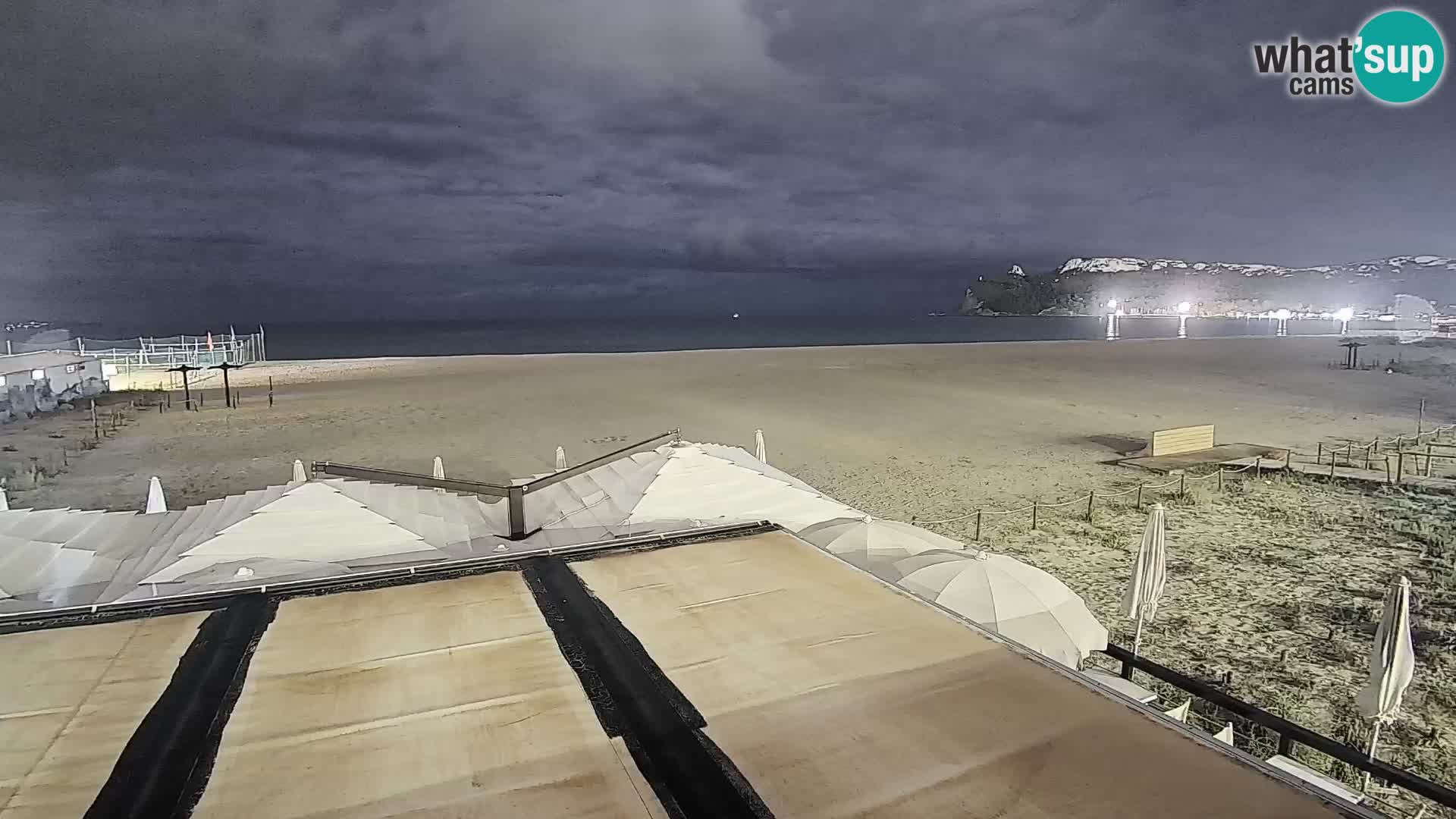 Poetto Strand Webcam | Cagliari | Sardinien