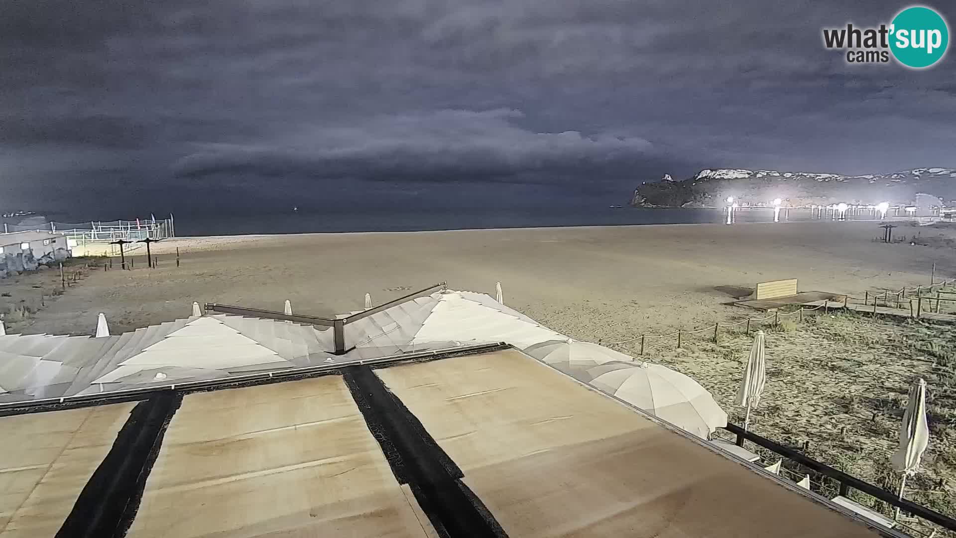 Webcam plage de Poetto | Cagliari | Sardaigne