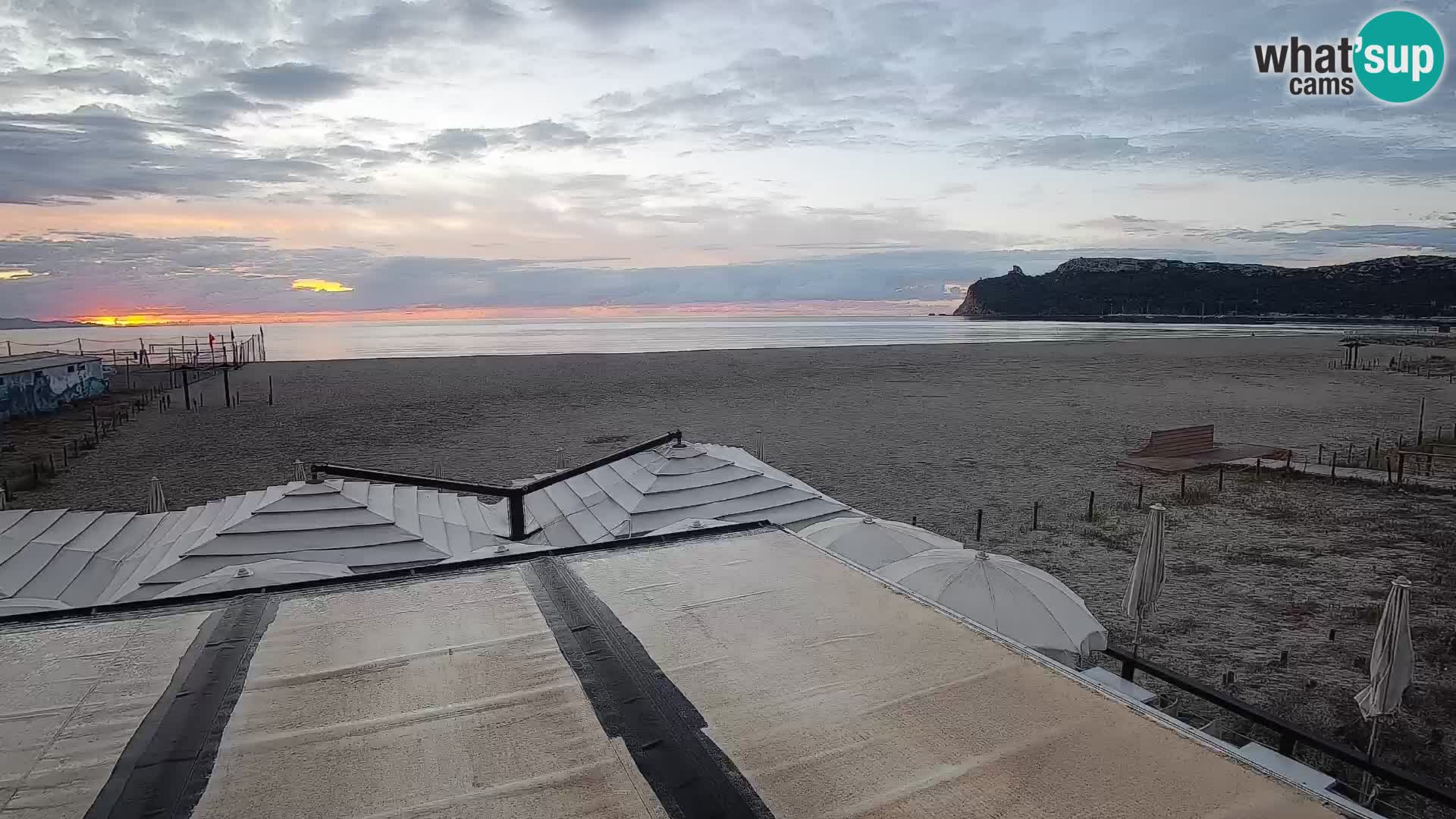 Poetto beach webcam | Cagliari | Sardinija