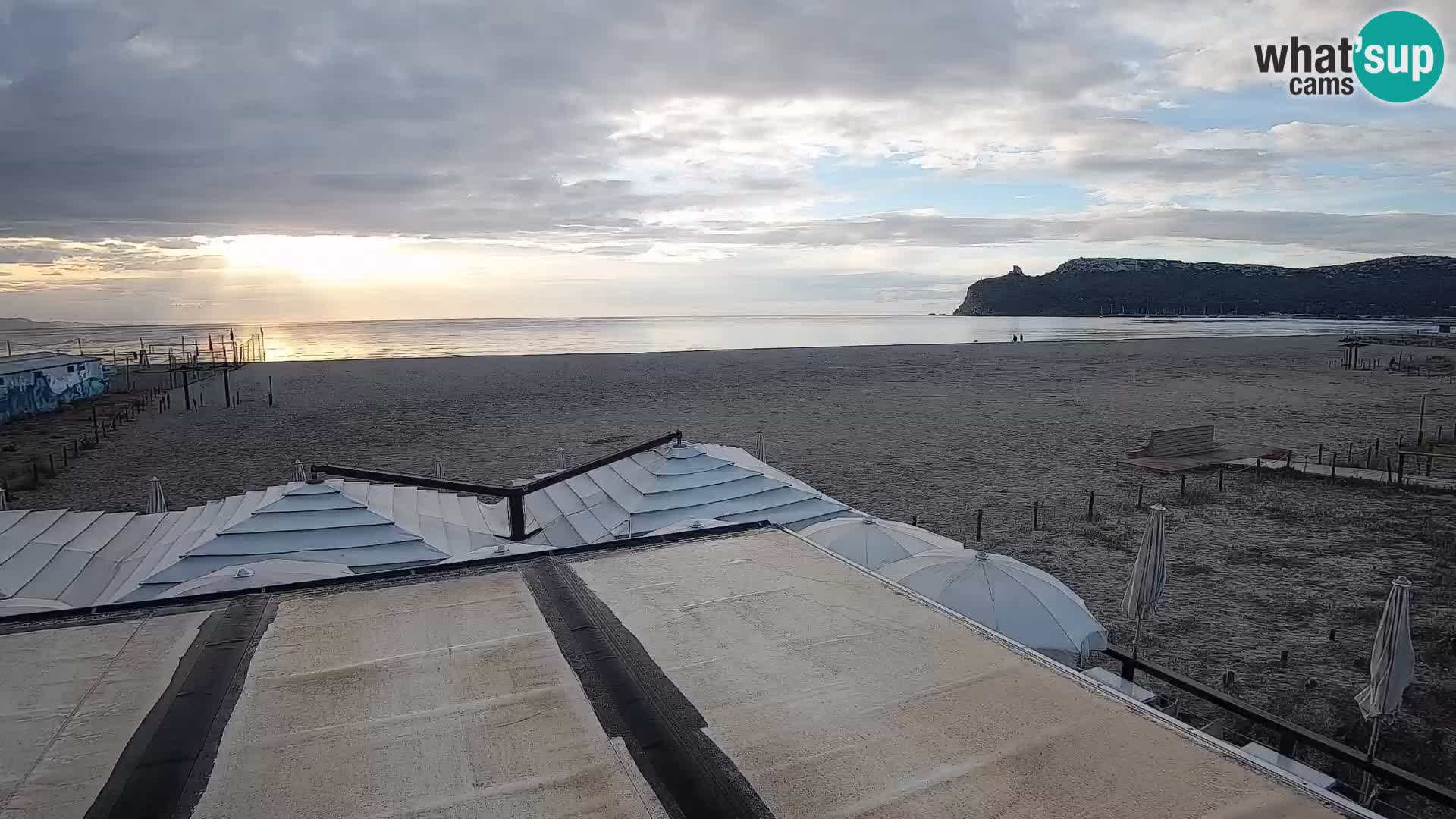 Webcam spiaggia del Poetto | Cagliari | Sardegna