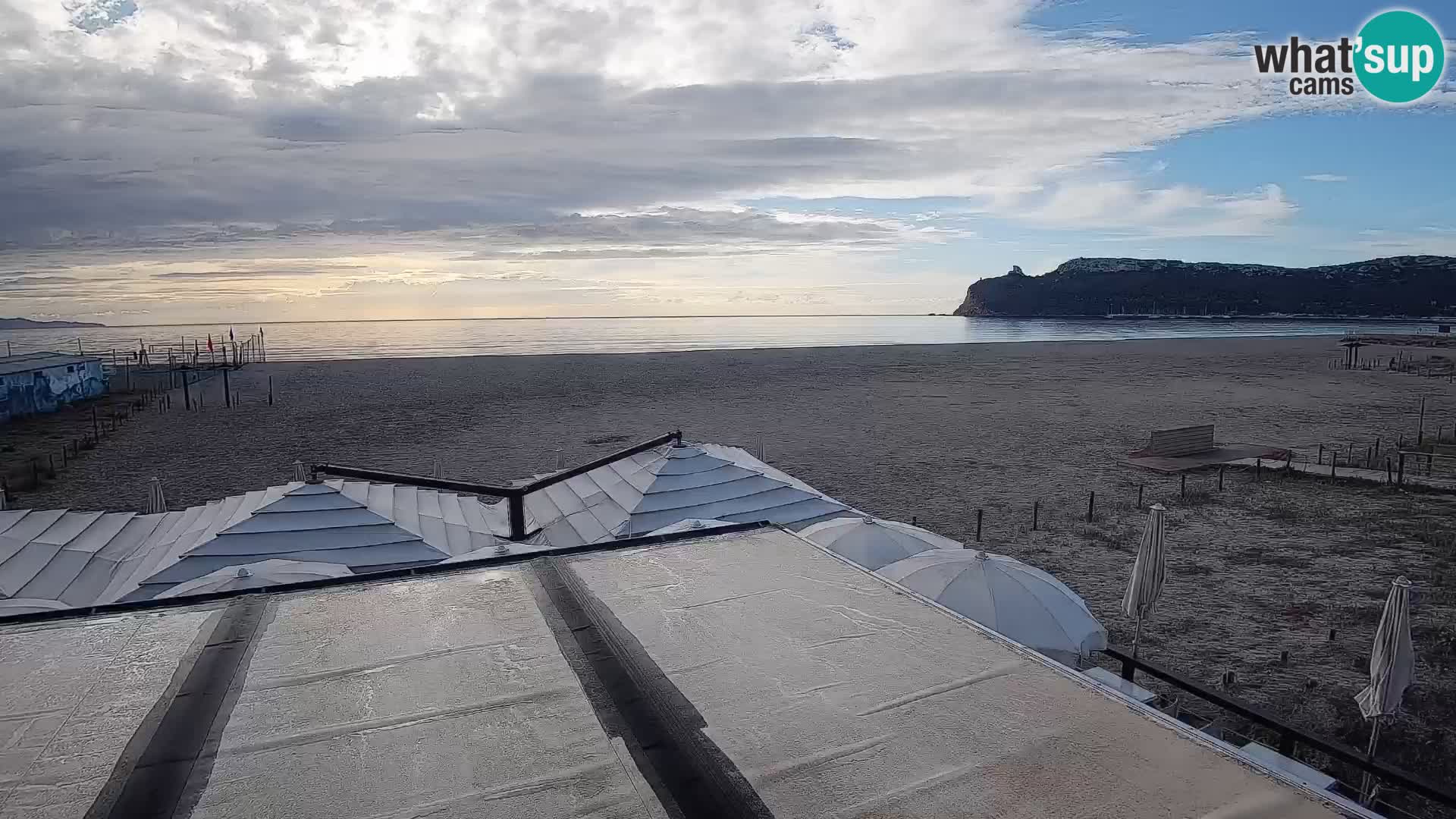 Webcam plage de Poetto | Cagliari | Sardaigne
