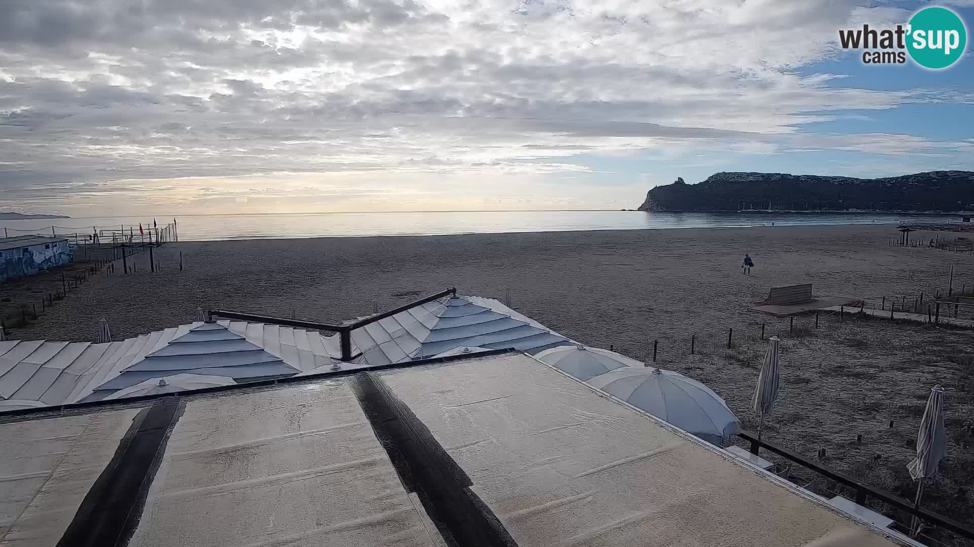 Poetto beach webcam | Cagliari | Sardinija