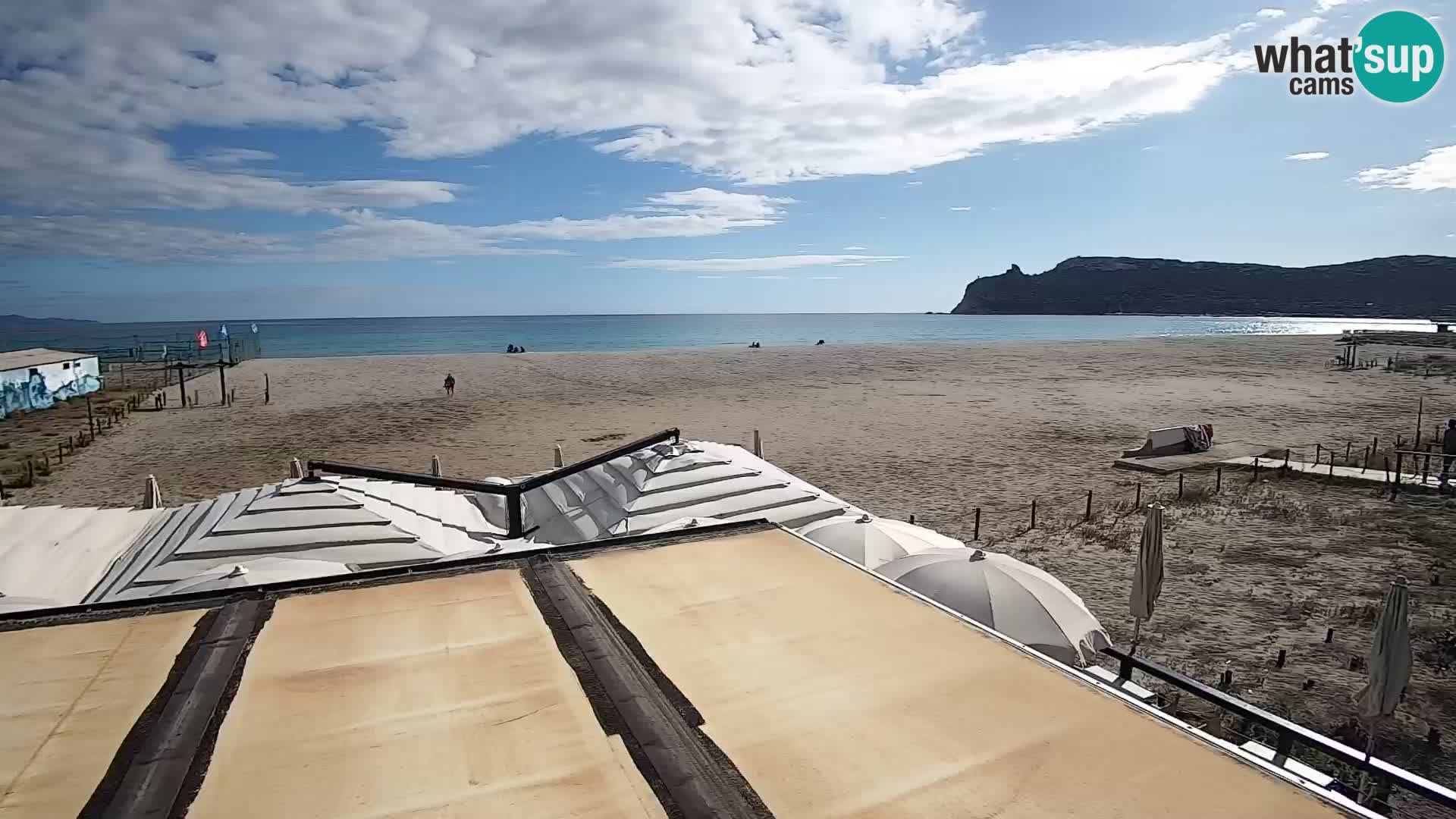 Poetto beach webcam | Cagliari | Sardinija