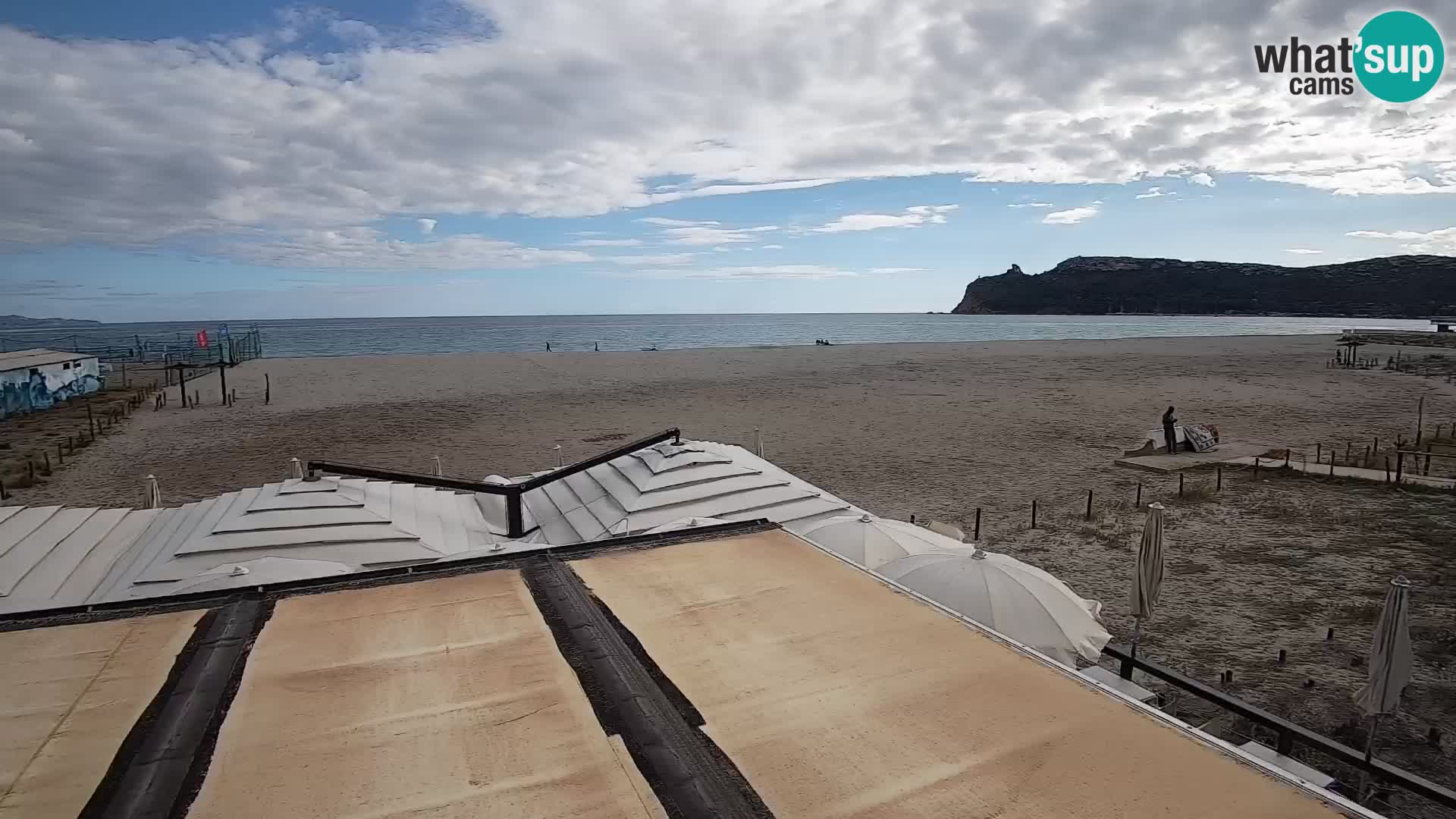 Poetto beach webcam | Cagliari | Sardinia