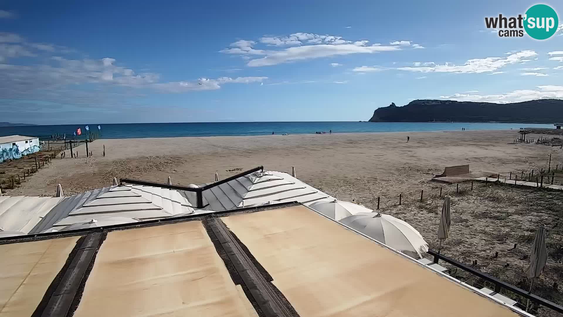 Poetto beach webcam | Cagliari | Sardinija