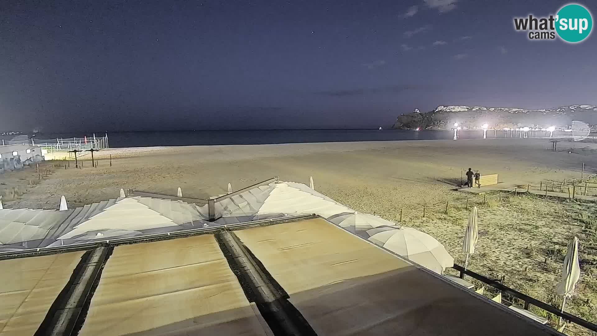 Webcam spiaggia del Poetto | Cagliari | Sardegna