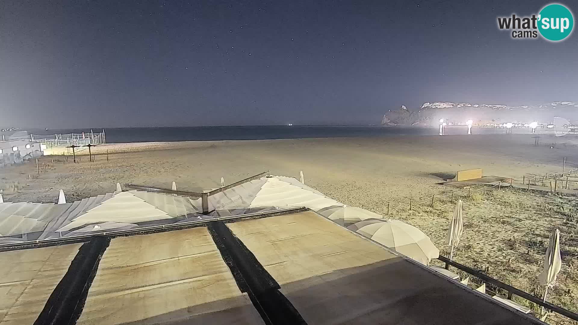 Poetto Strand Webcam | Cagliari | Sardinien