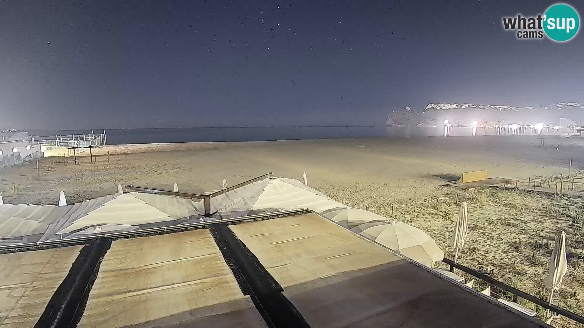 Webcam plage de Poetto | Cagliari | Sardaigne