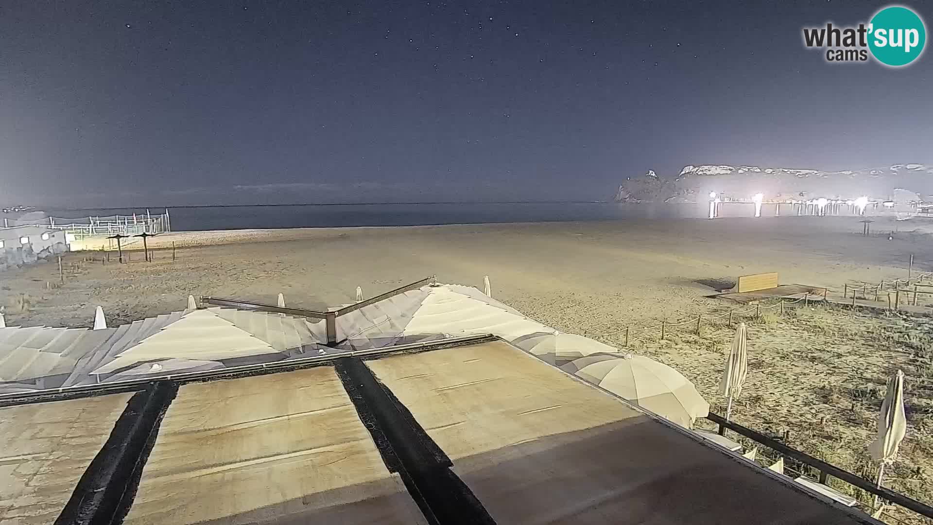 Poetto Strand Webcam | Cagliari | Sardinien