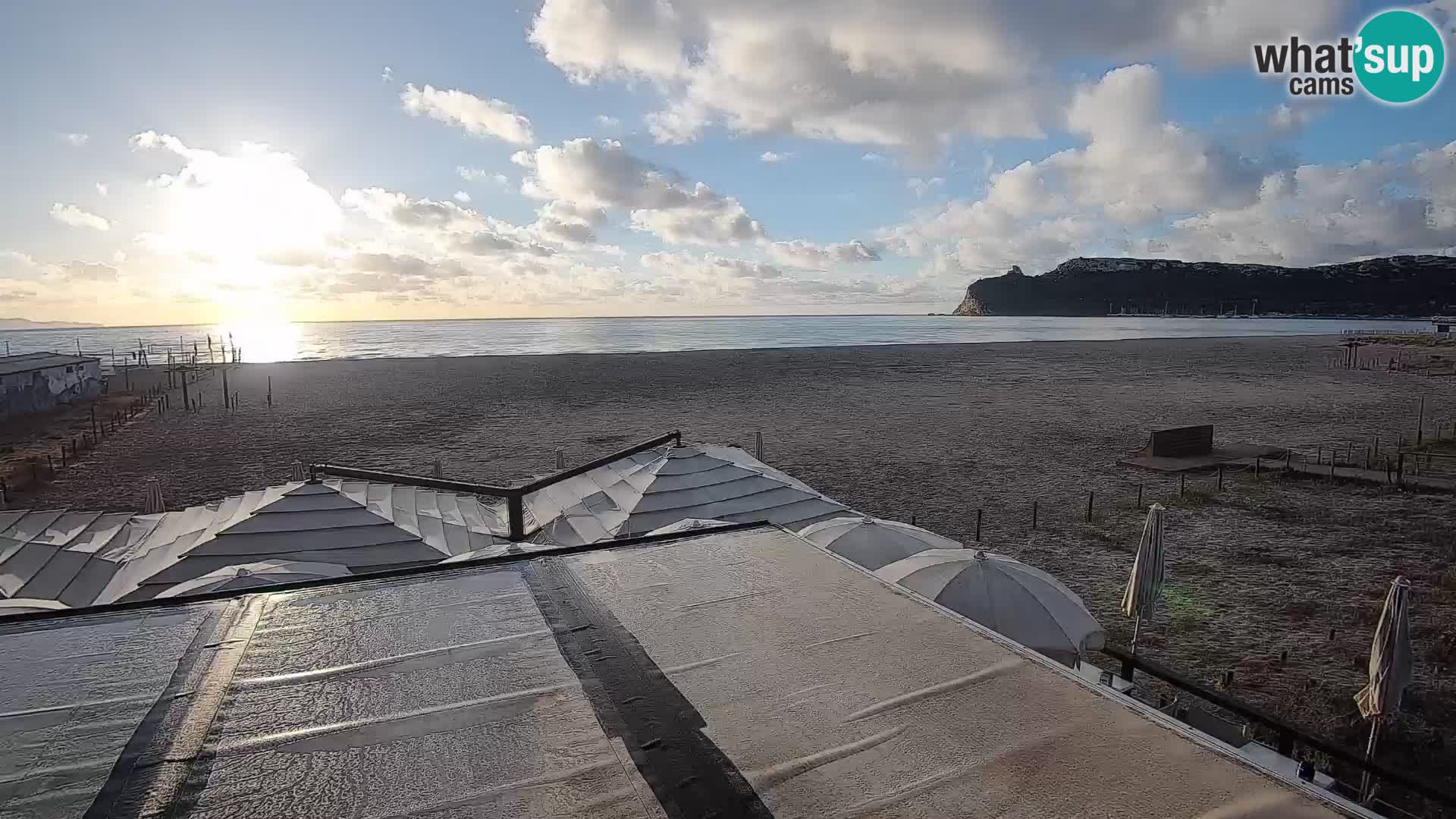 Poetto beach webcam | Cagliari | Sardinija