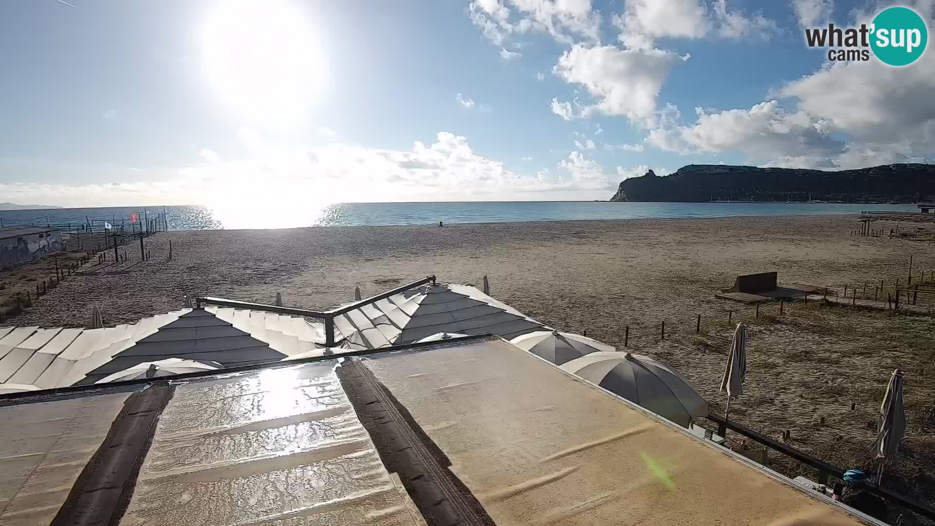 Poetto beach webcam | Cagliari | Sardinija