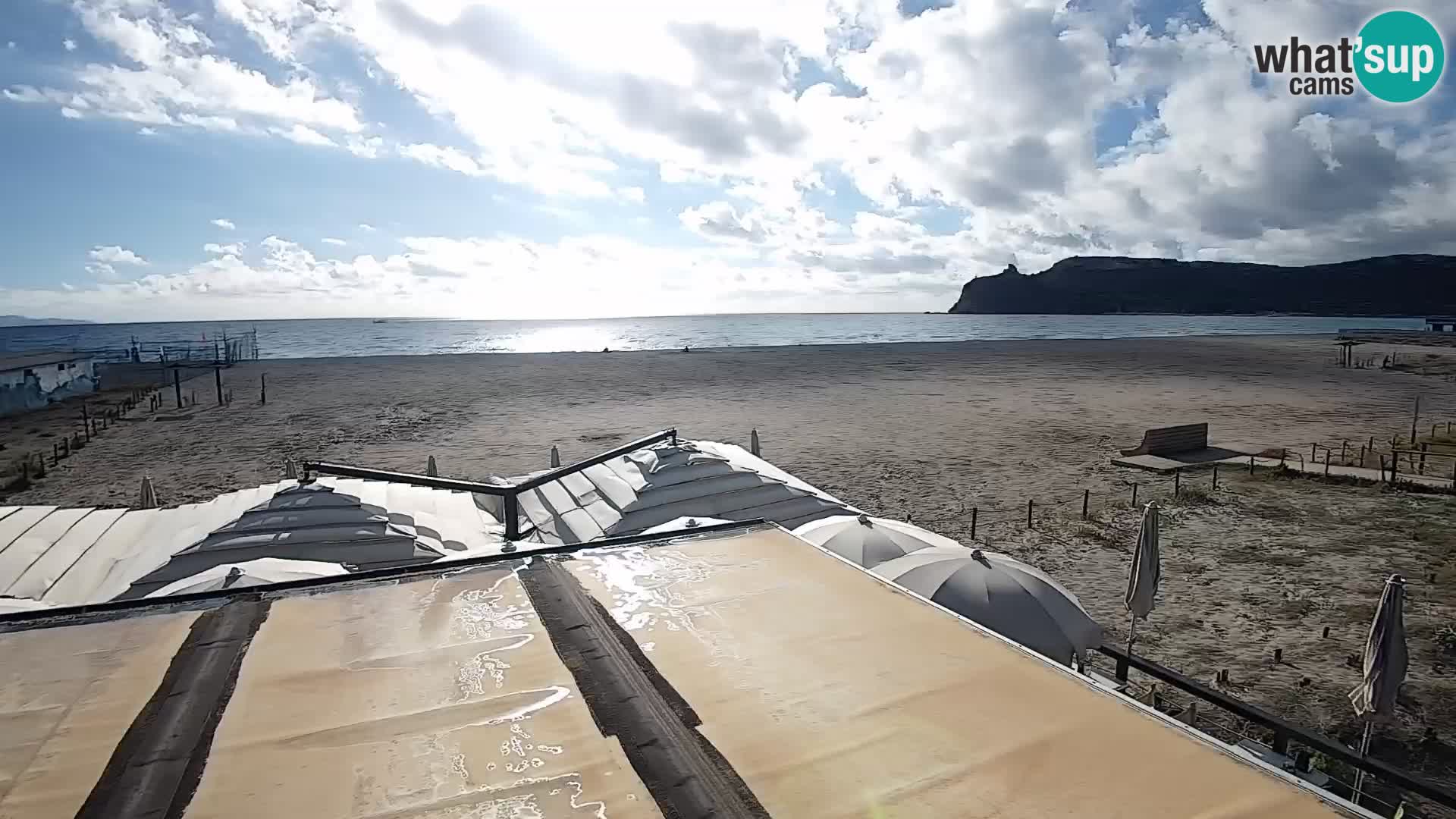 Poetto beach webcam | Cagliari | Sardinija