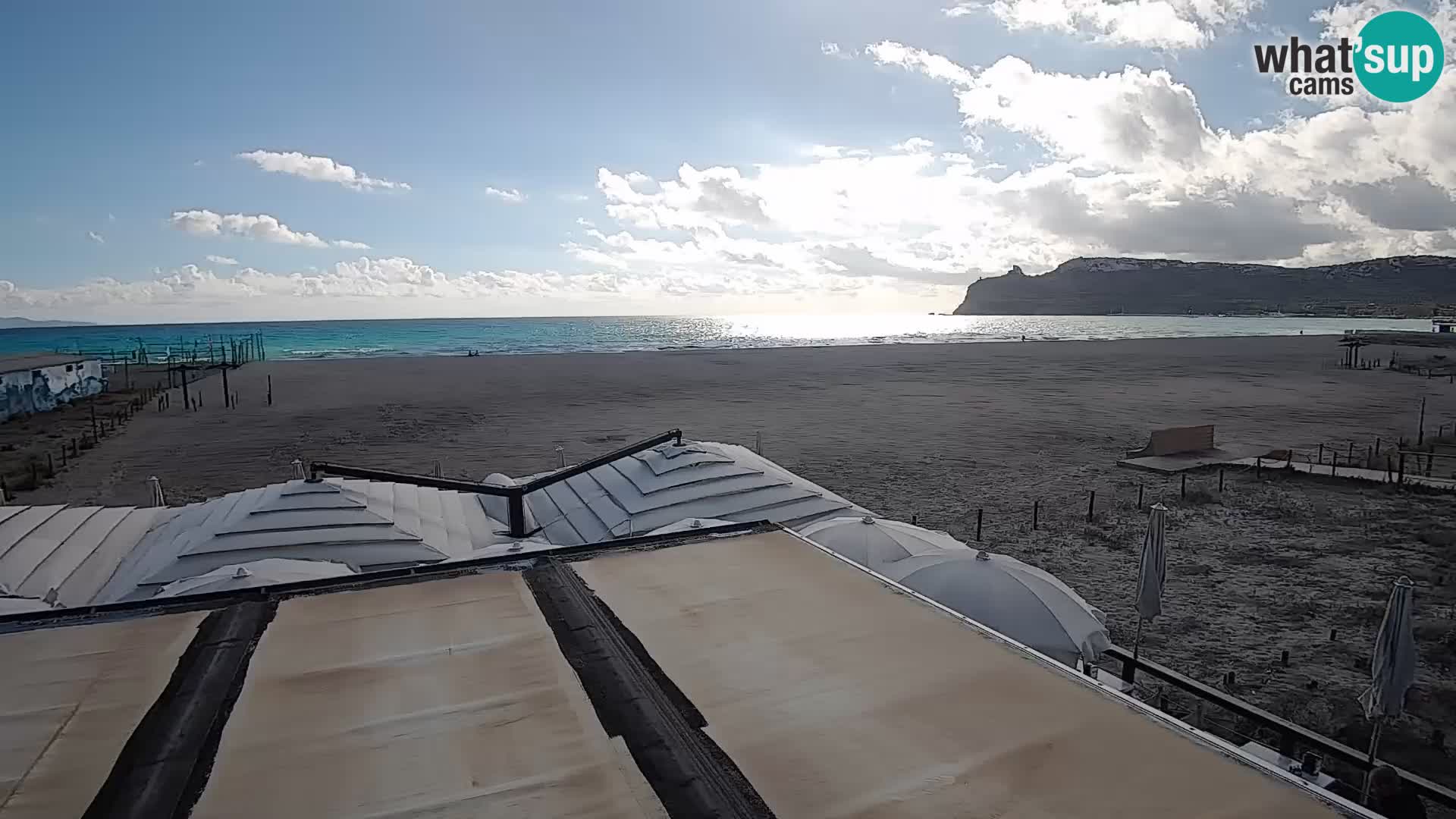 Webcam plage de Poetto | Cagliari | Sardaigne