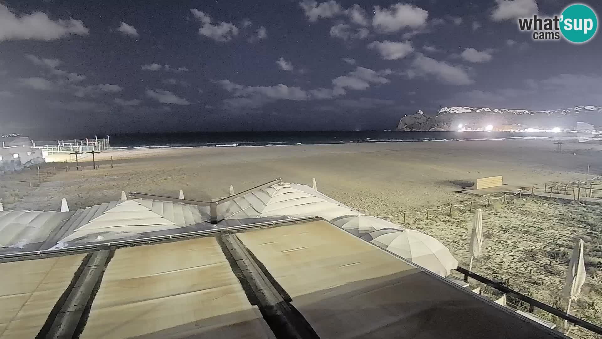 Poetto beach webcam | Cagliari | Sardinija