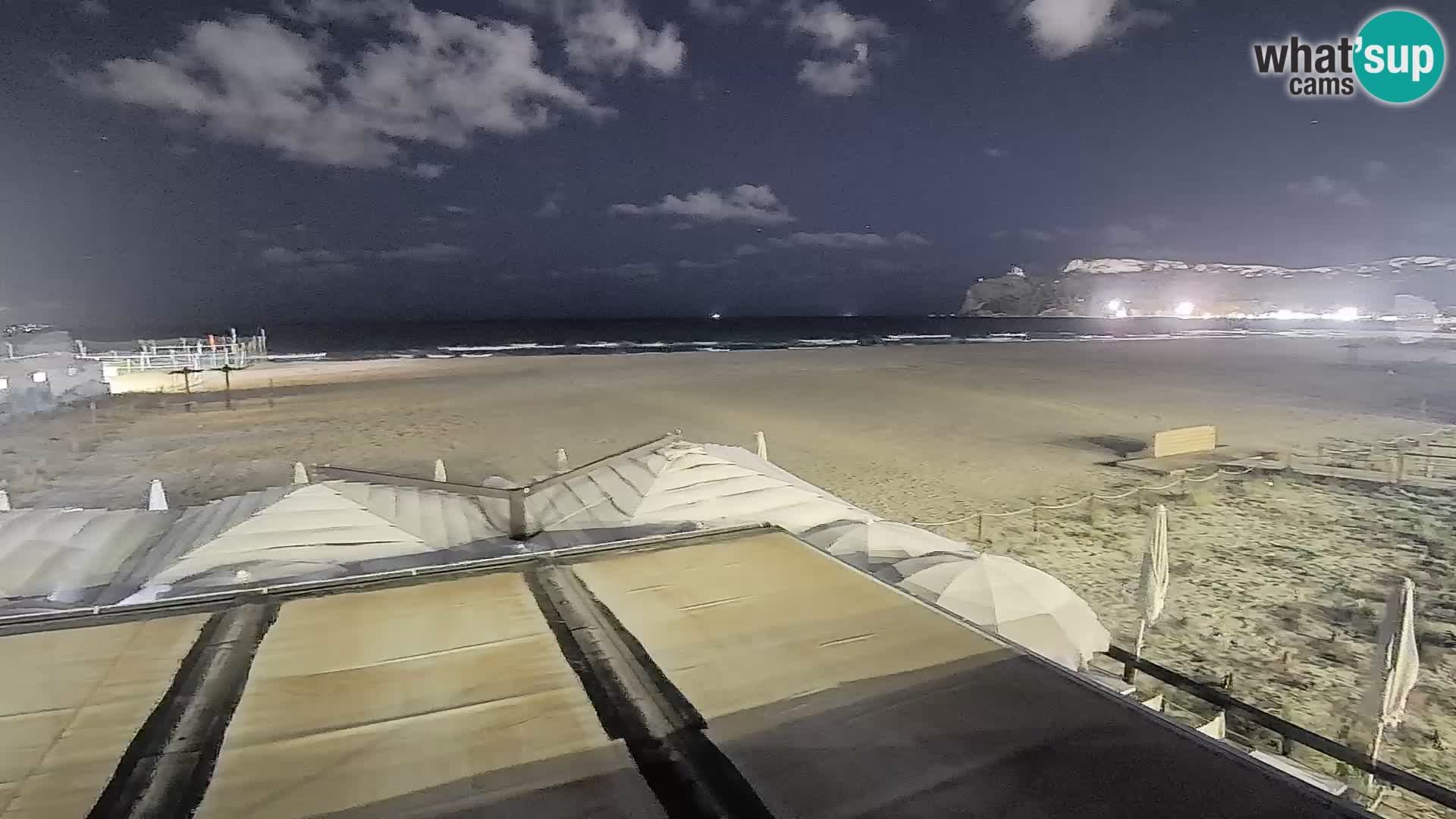 Poetto beach webcam | Cagliari | Sardinija