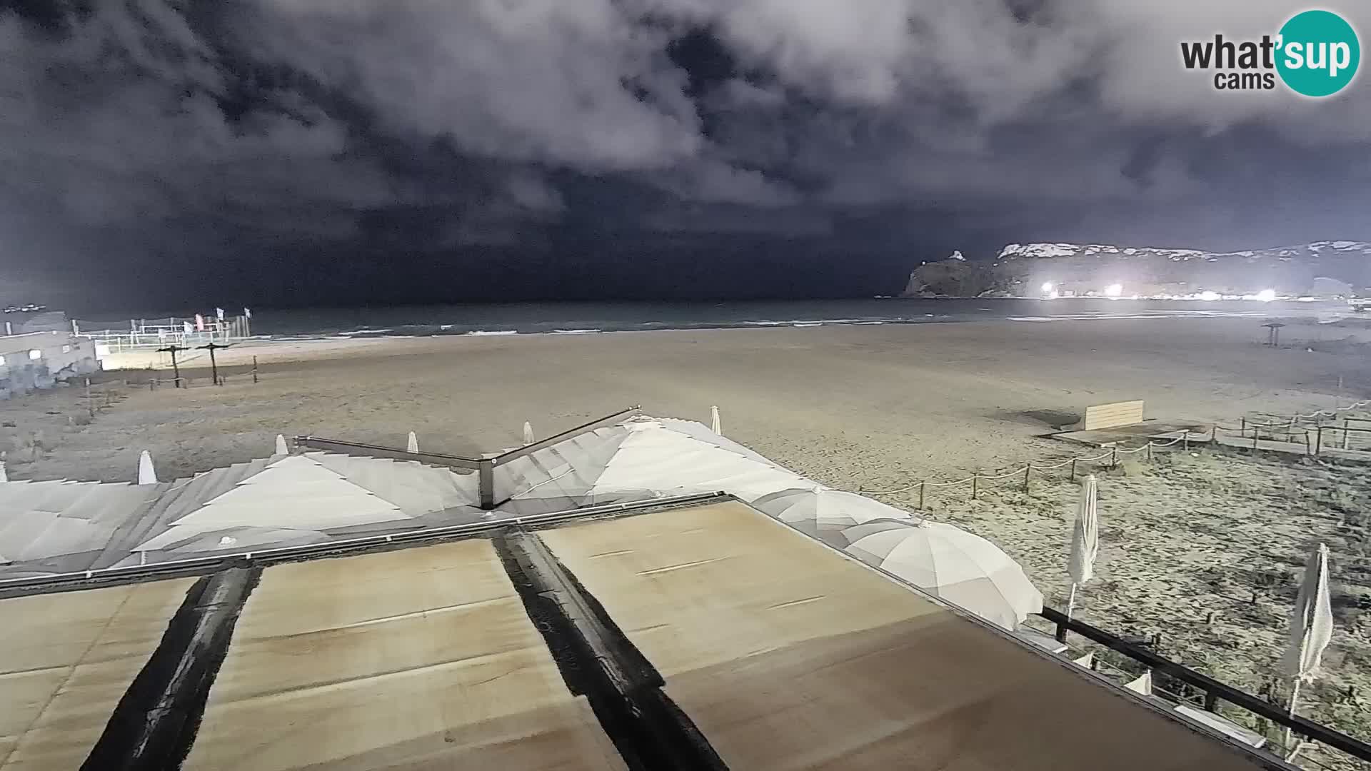 Poetto beach webcam | Cagliari | Sardinija